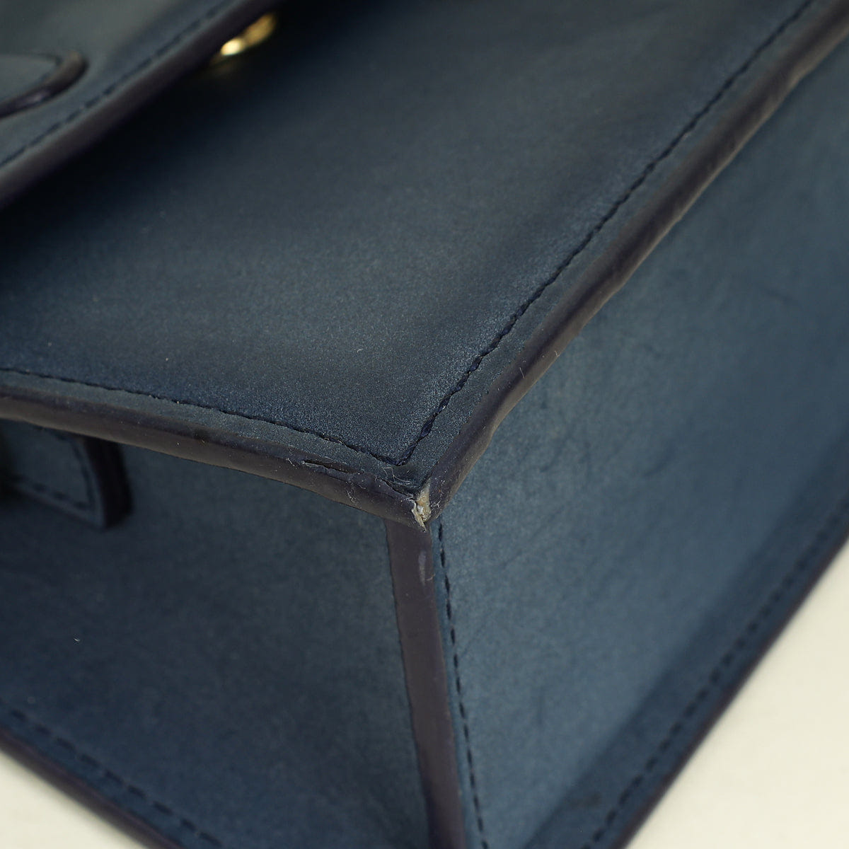 Jacquemus Navy Blue Le Chiquito Noeud Bag
