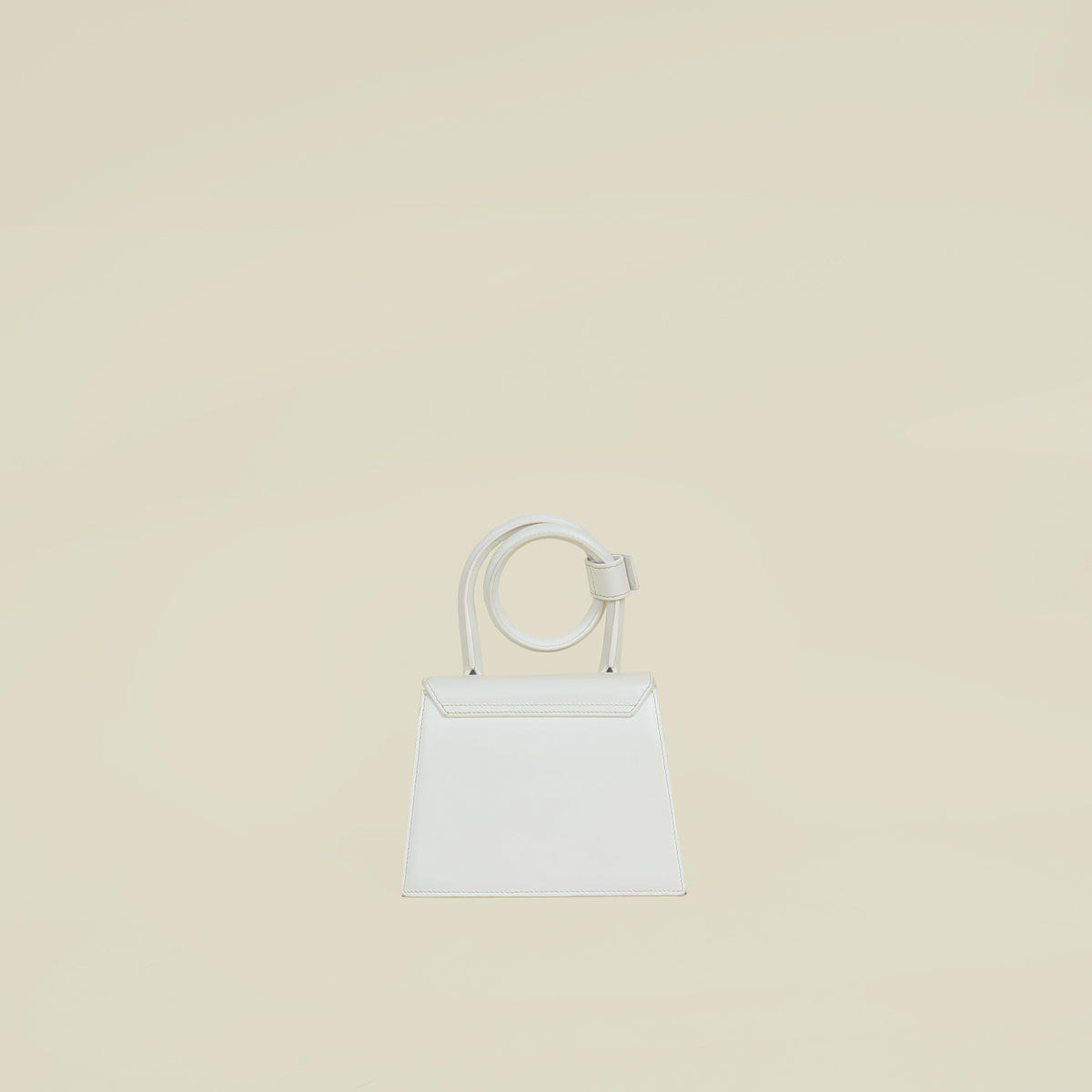 Jacquemus White Le Chiquito Noeud Bag