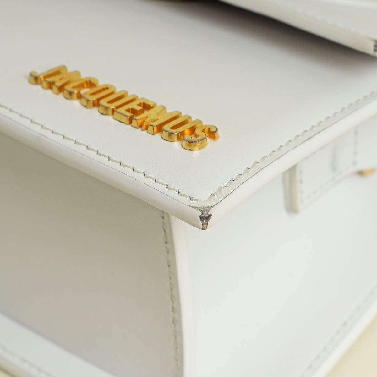 Jacquemus White Le Chiquito Noeud Bag