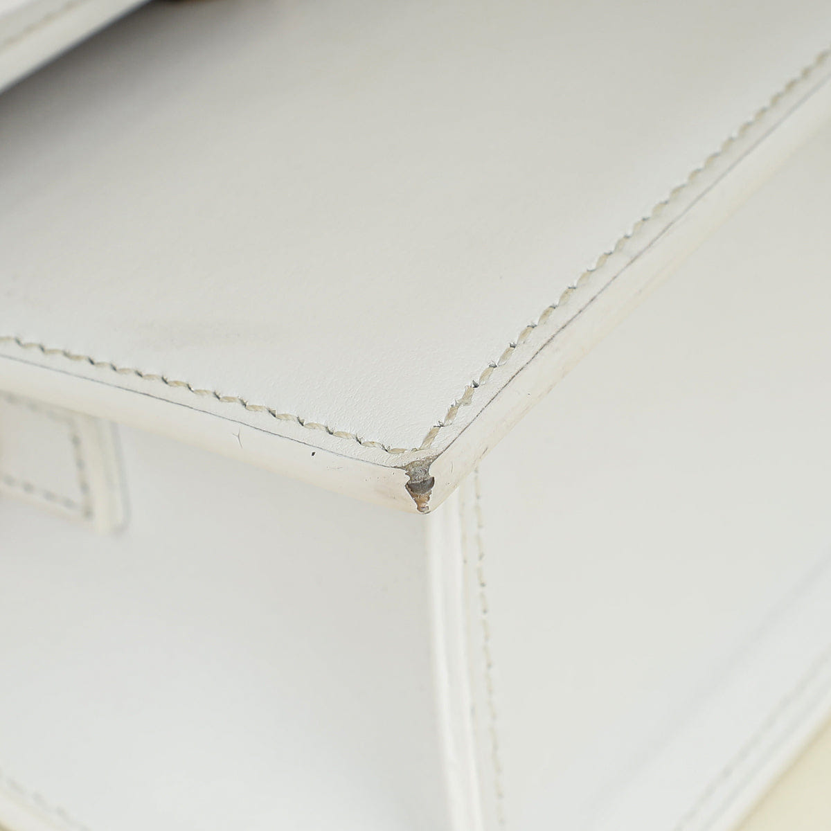 Jacquemus White Le Chiquito Noeud Bag