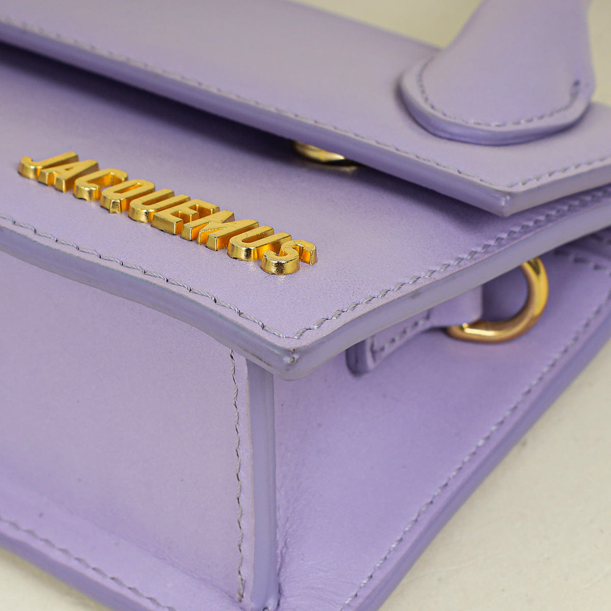 Jacquemus Purple Le Chiquito Long Top - Handle Bag