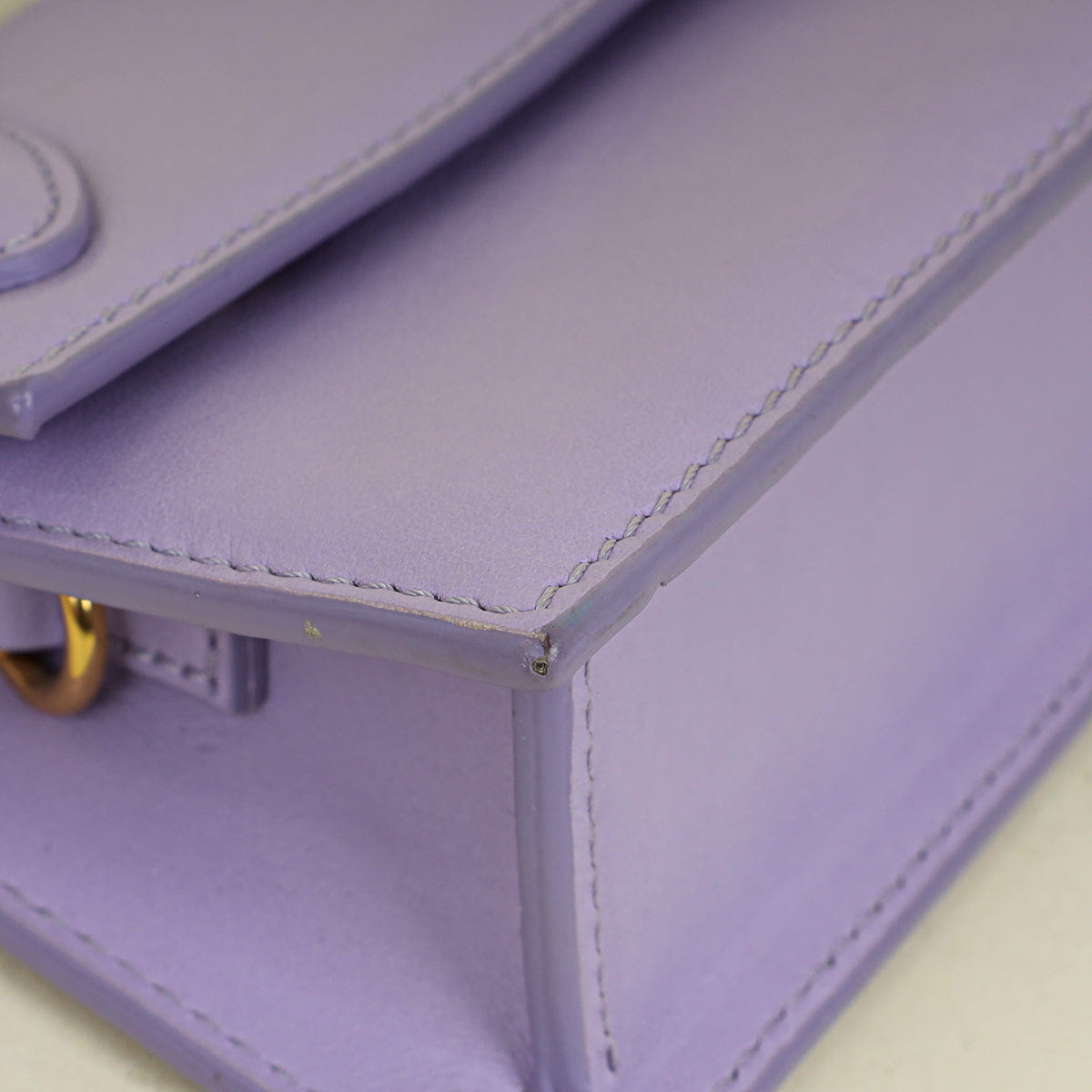 Jacquemus Purple Le Chiquito Long Top - Handle Bag