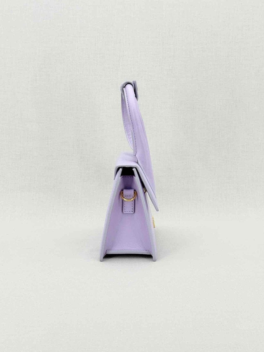 Jacquemus Le Chiquito Noeud Purple Top Handle