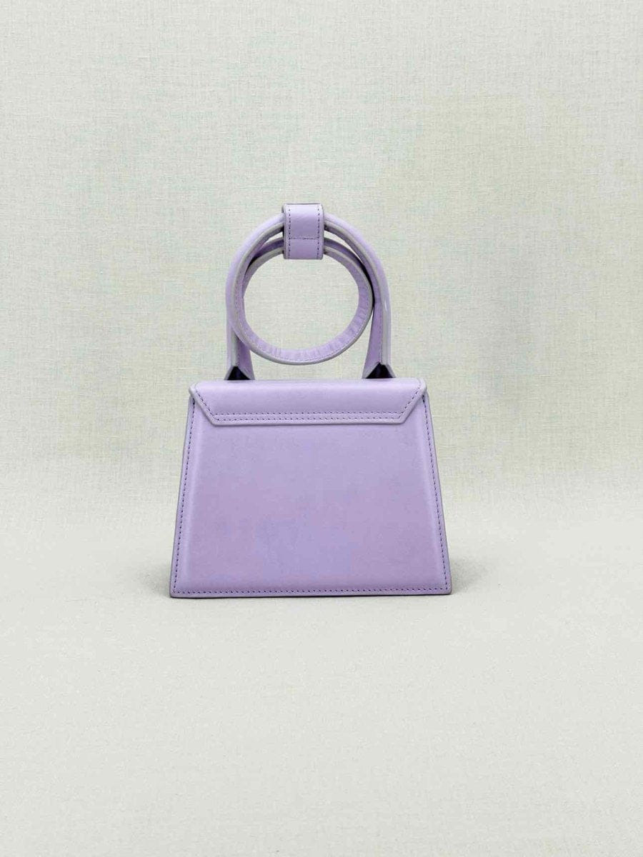 Jacquemus Le Chiquito Noeud Purple Top Handle