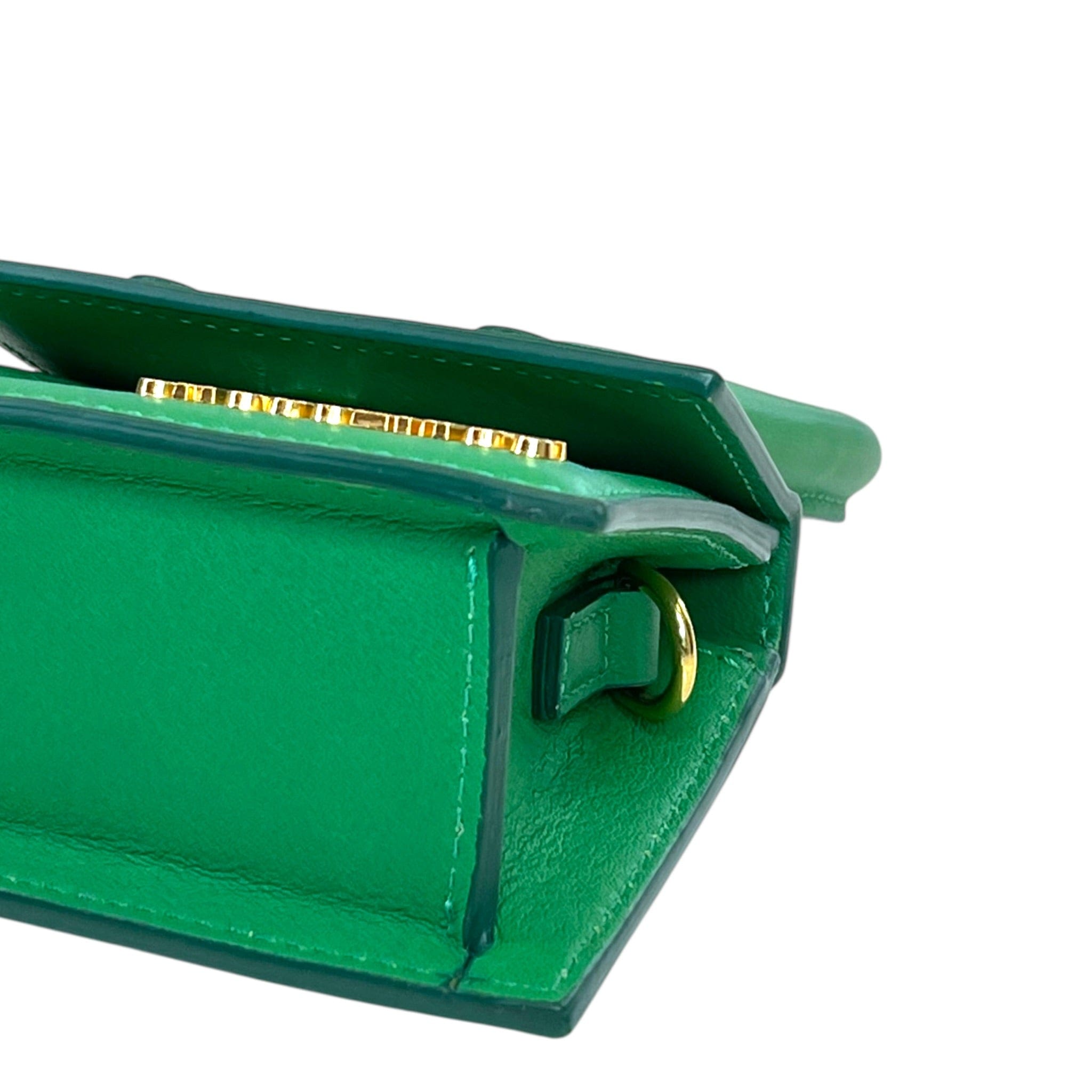 Jacquemus Le Chiquito Bag Green Leather