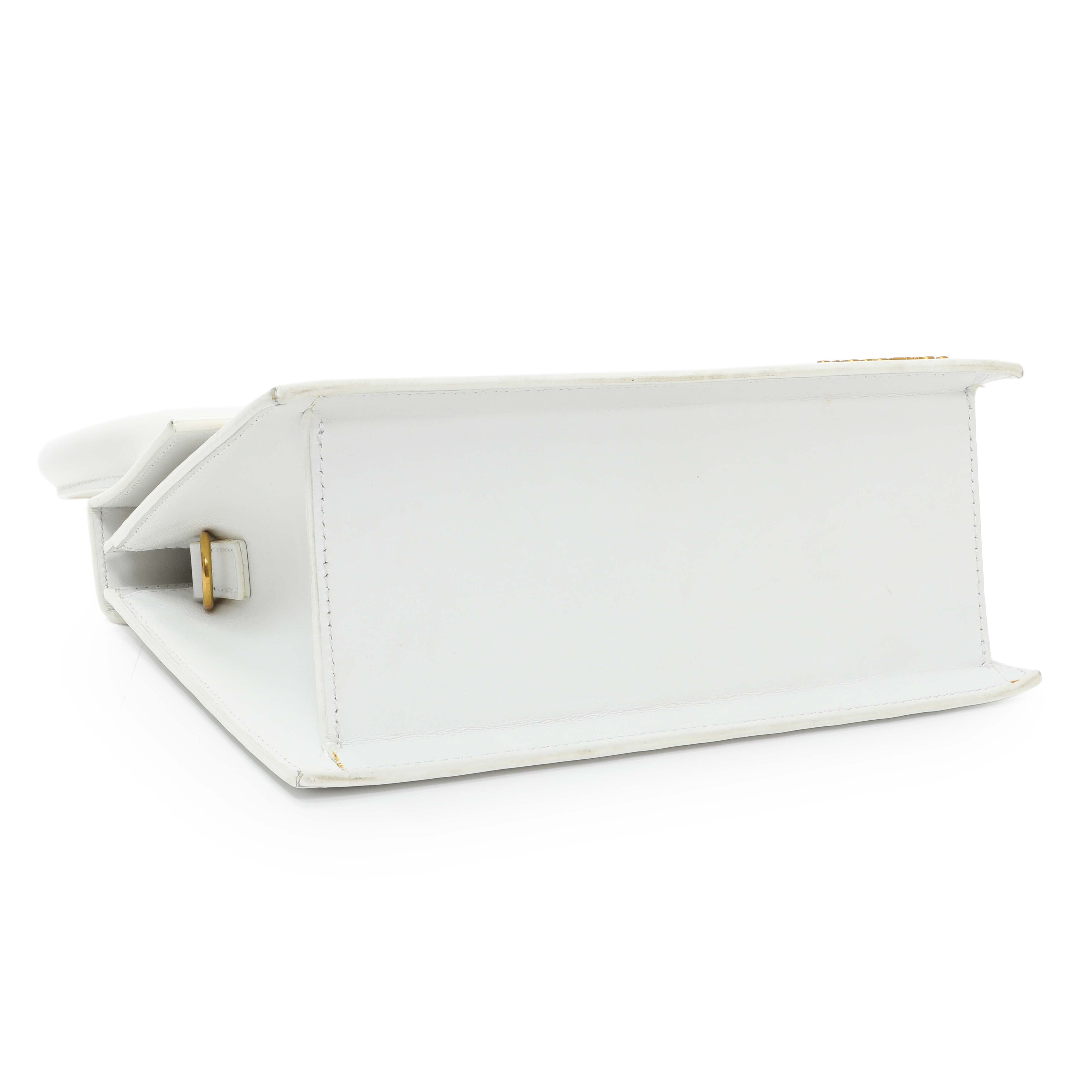 Jacquemus White Smooth Calfskin Le Grand Chiquito