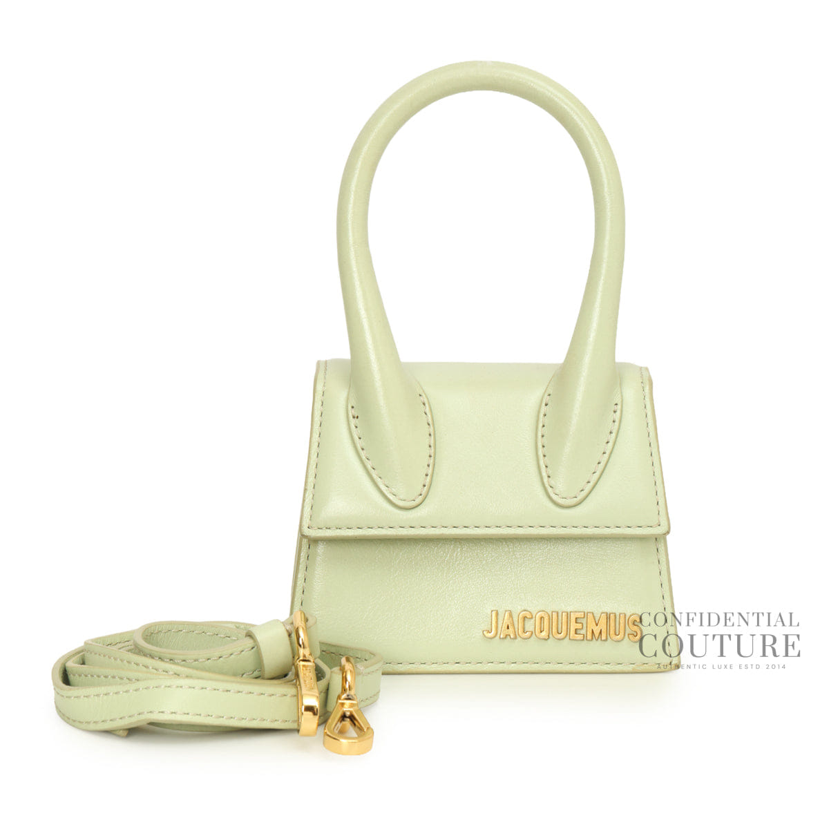 Jacquemus Le Chiquito Mini In Mint Green