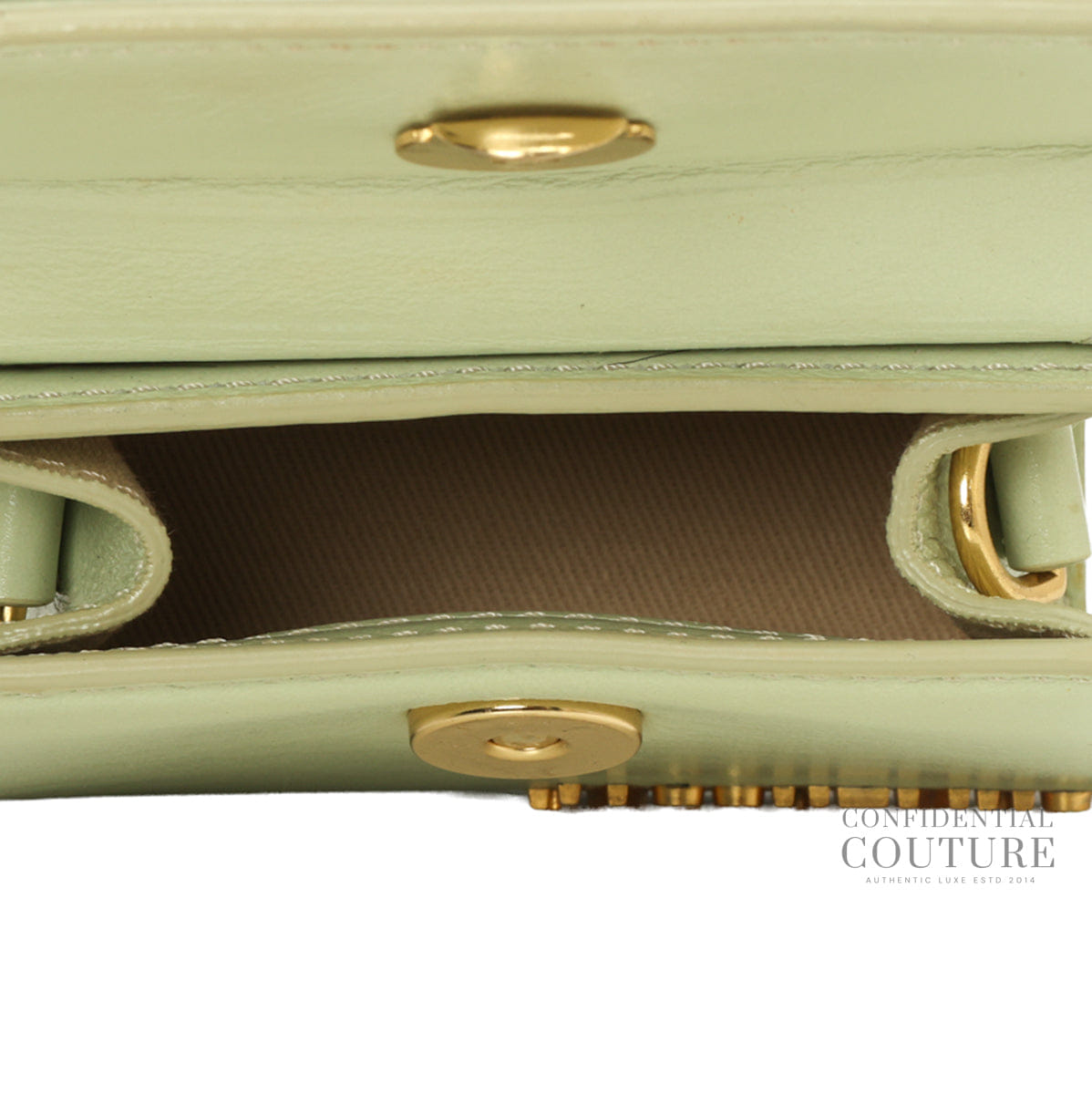 Jacquemus Le Chiquito Mini In Mint Green