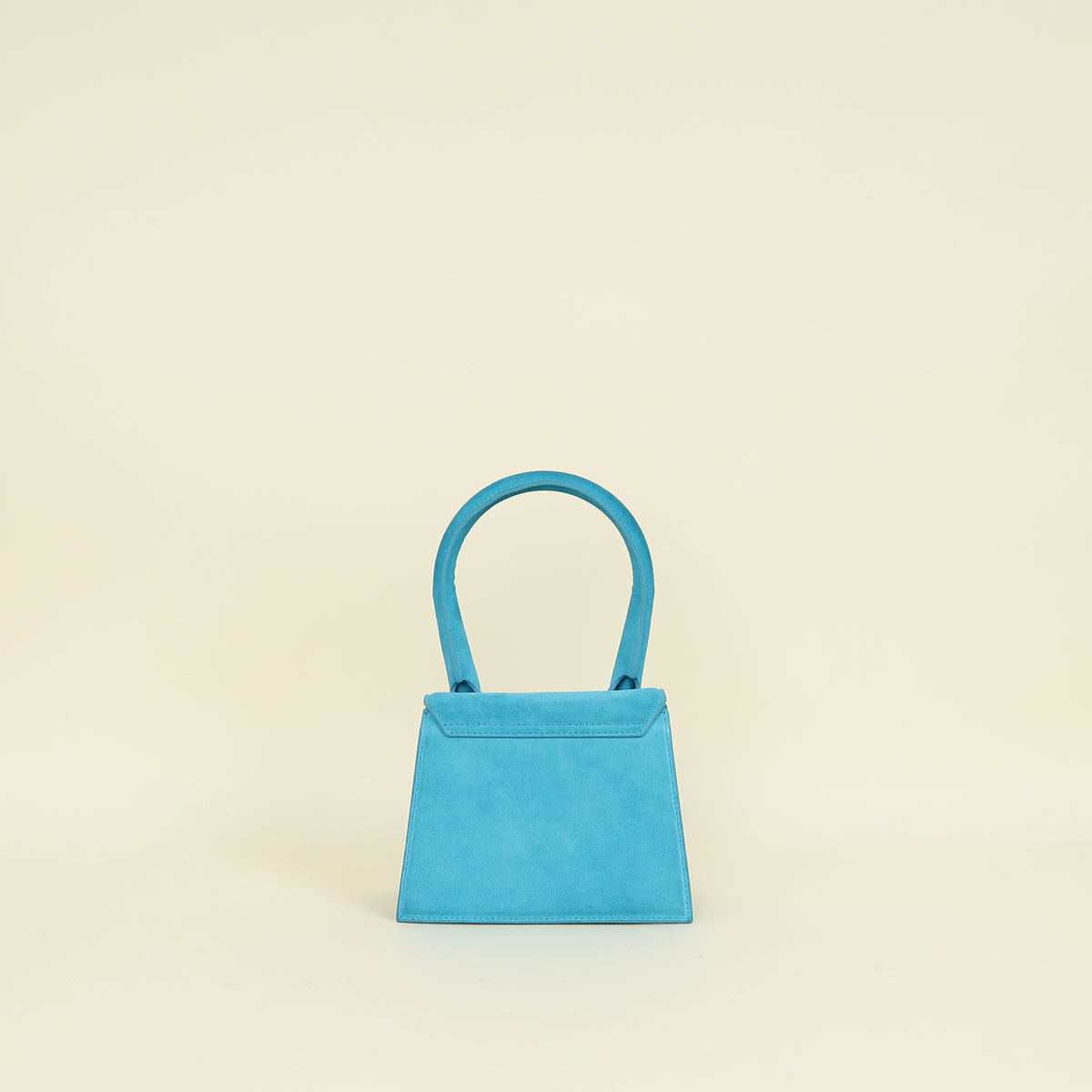 Jacquemus Turquoise Suede Le Chiquito Moyen Bag