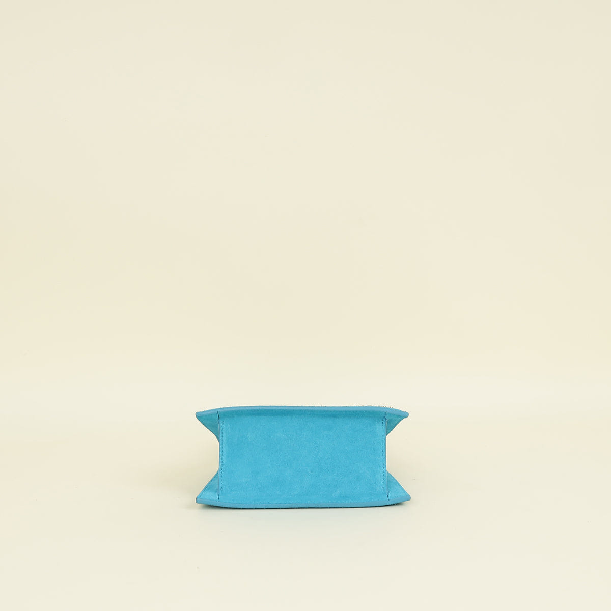 Jacquemus Turquoise Suede Le Chiquito Moyen Bag