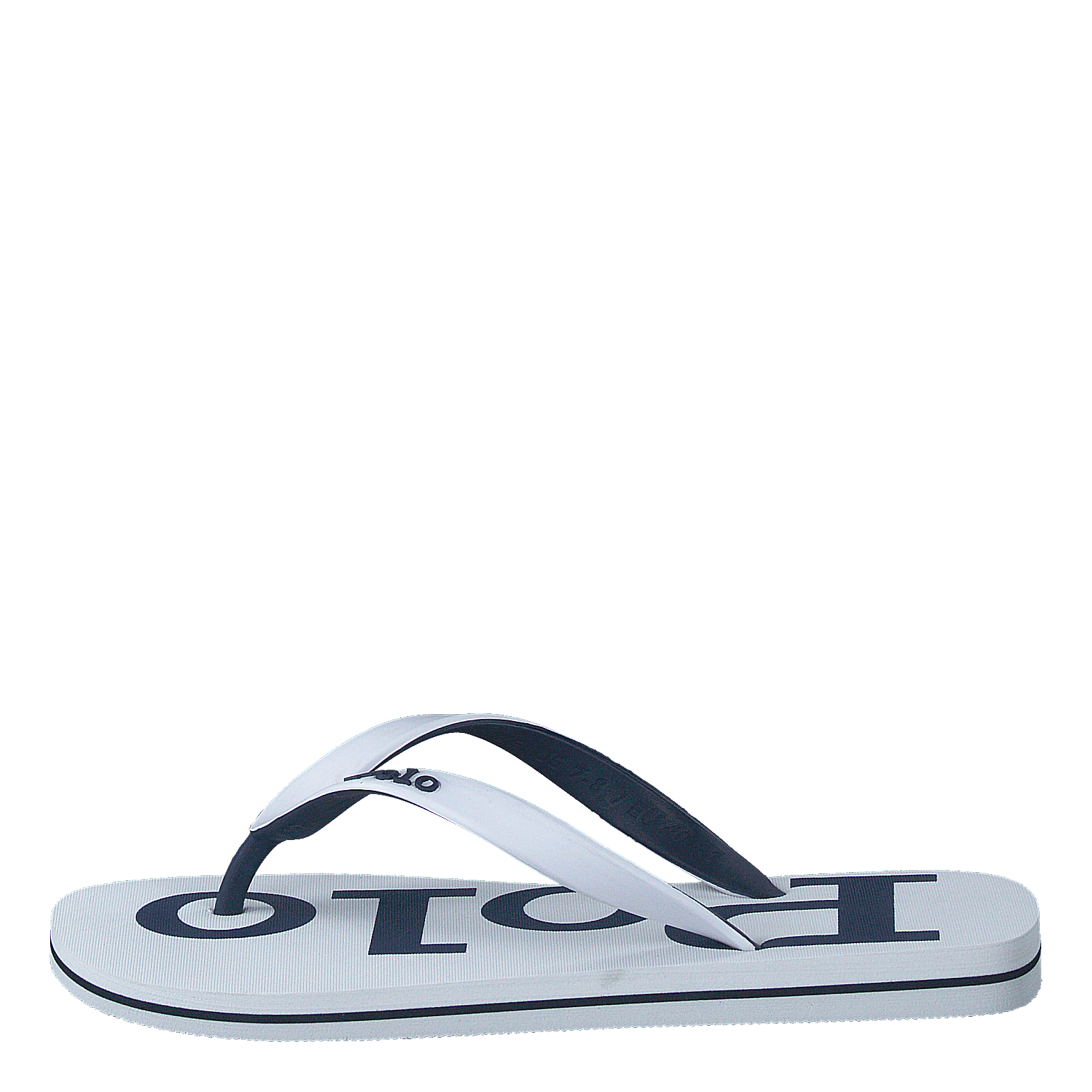 Polo Ralph Lauren Bolt Logo Flip - Flop White / Newport Navy