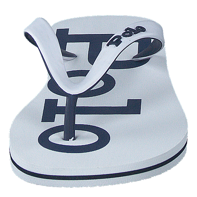 Polo Ralph Lauren Bolt Logo Flip - Flop White / Newport Navy