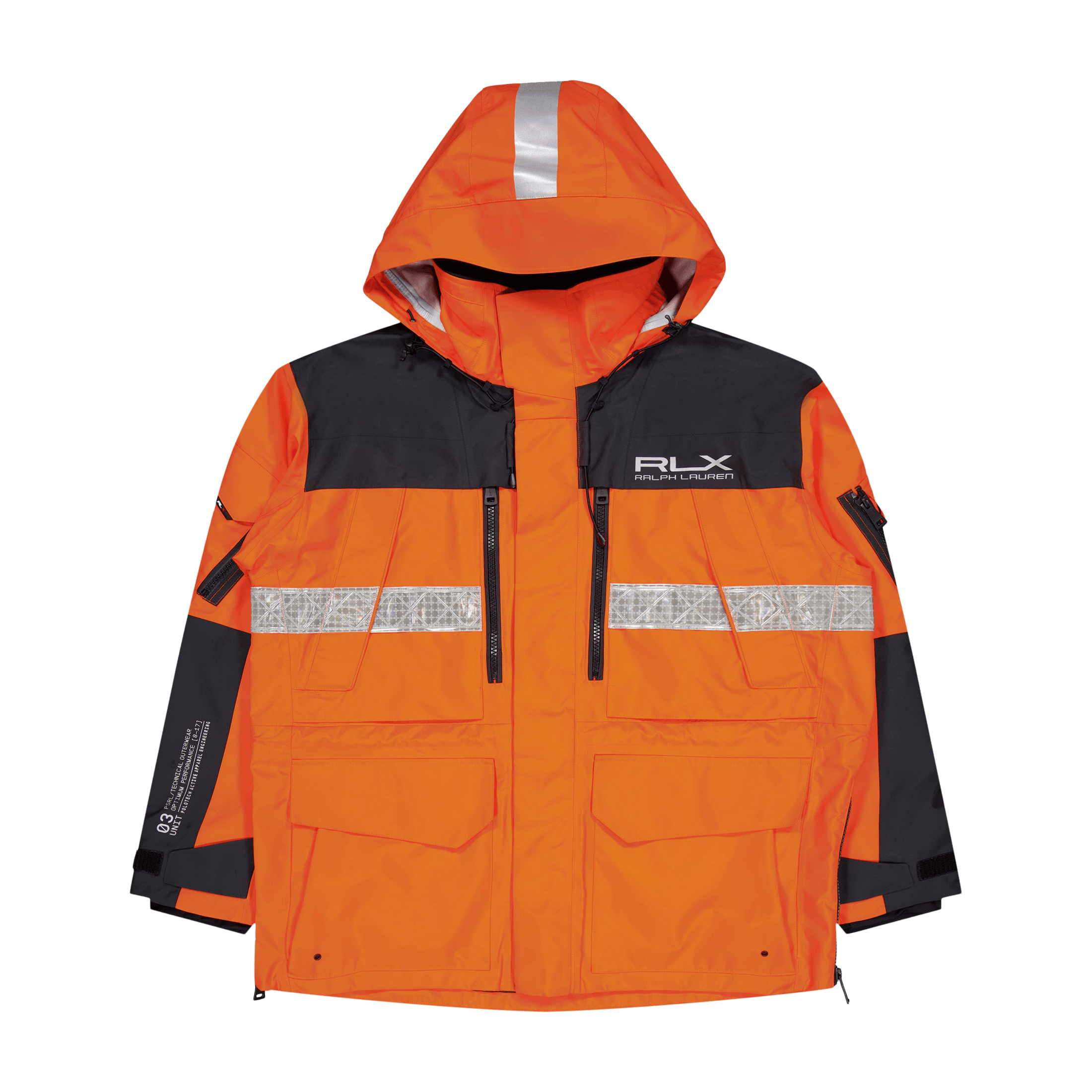 Polo Ralph Lauren Tech Taffeta - patterson Jacket Sailing Orange