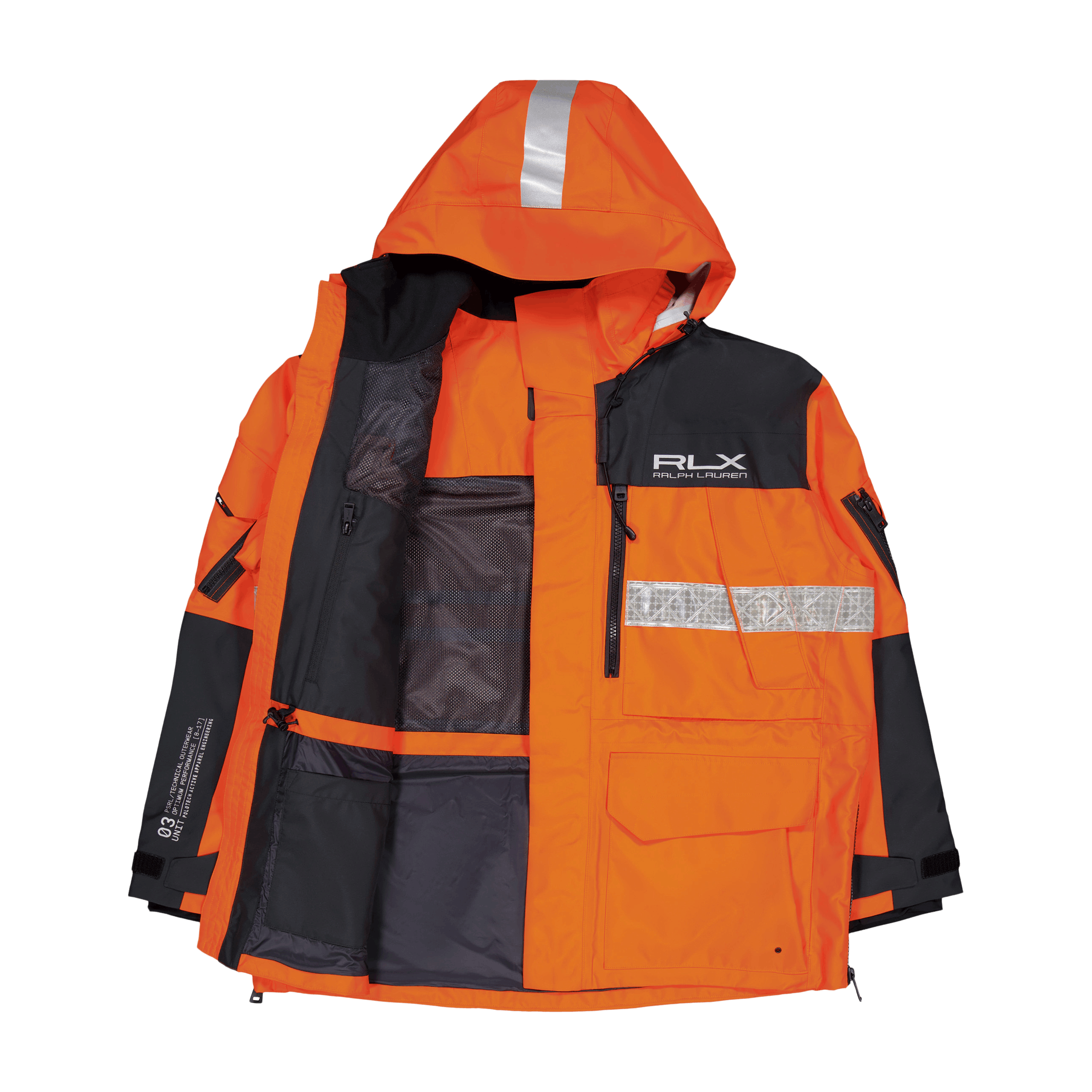 Polo Ralph Lauren Tech Taffeta - patterson Jacket Sailing Orange
