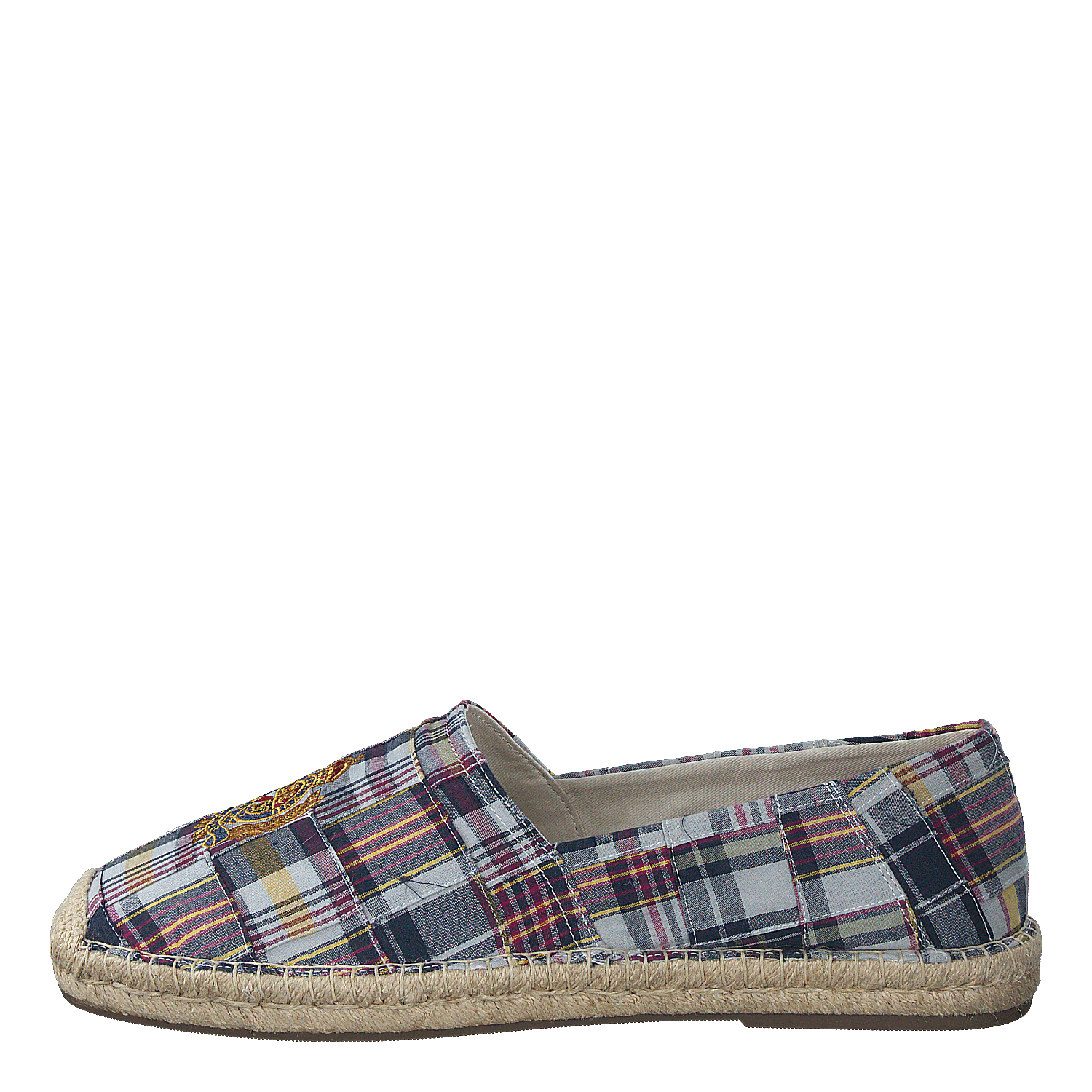 Polo Ralph Lauren Cevio Crest Madras Espadrille Blue Multi