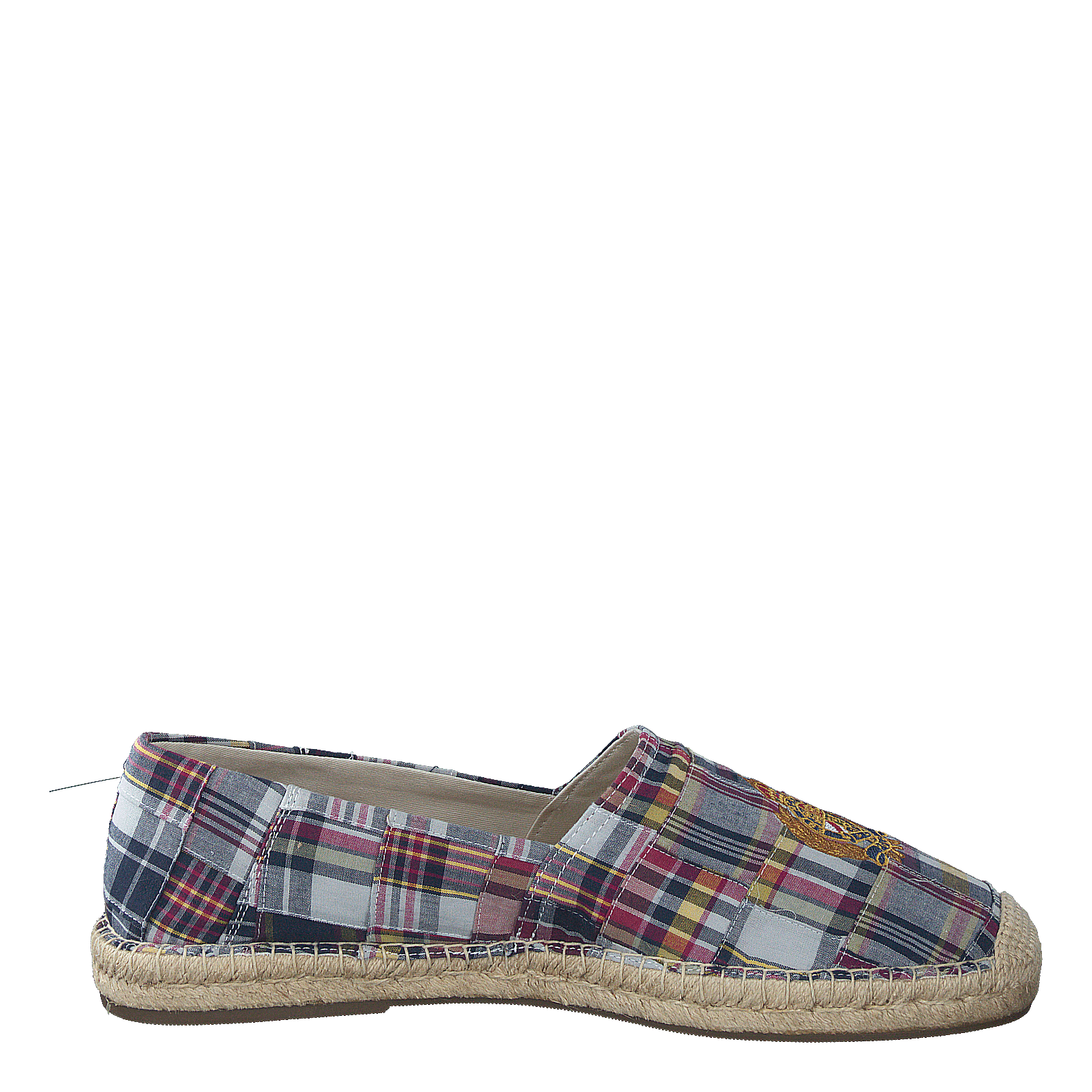 Polo Ralph Lauren Cevio Crest Madras Espadrille Blue Multi