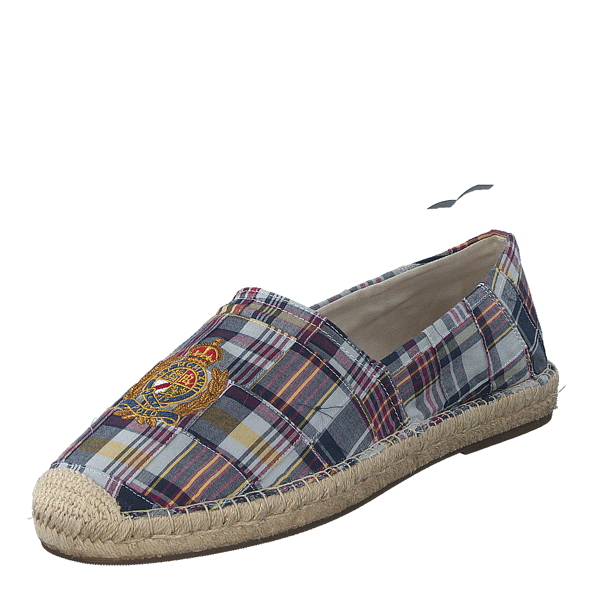 Polo Ralph Lauren Cevio Crest Madras Espadrille Blue Multi