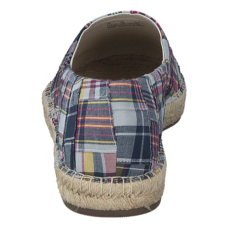 Polo Ralph Lauren Cevio Crest Madras Espadrille Blue Multi