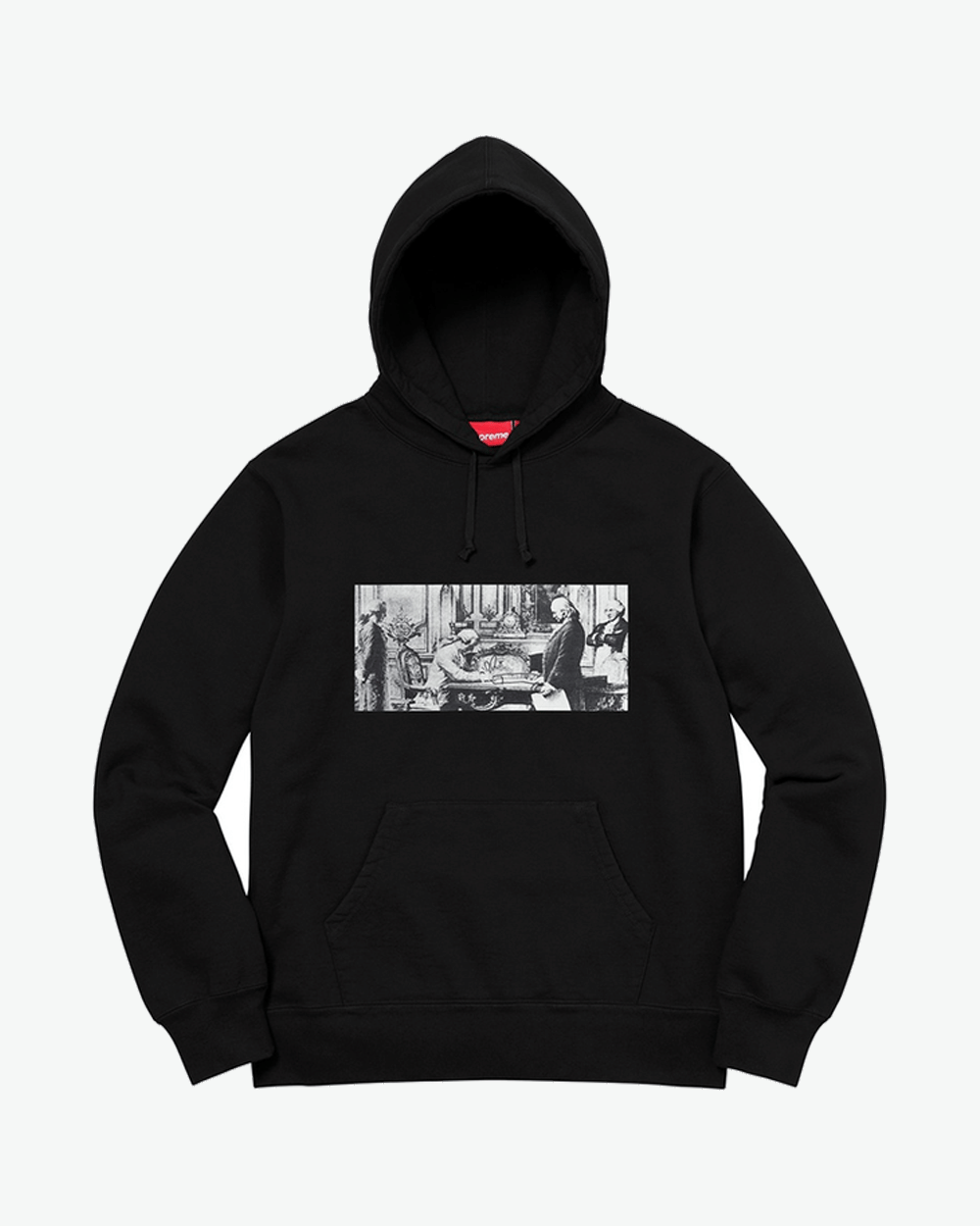 SUPREME x MIKE KELLY FW18 RECONSTRUCTED BLACK HOODIE (NEW)