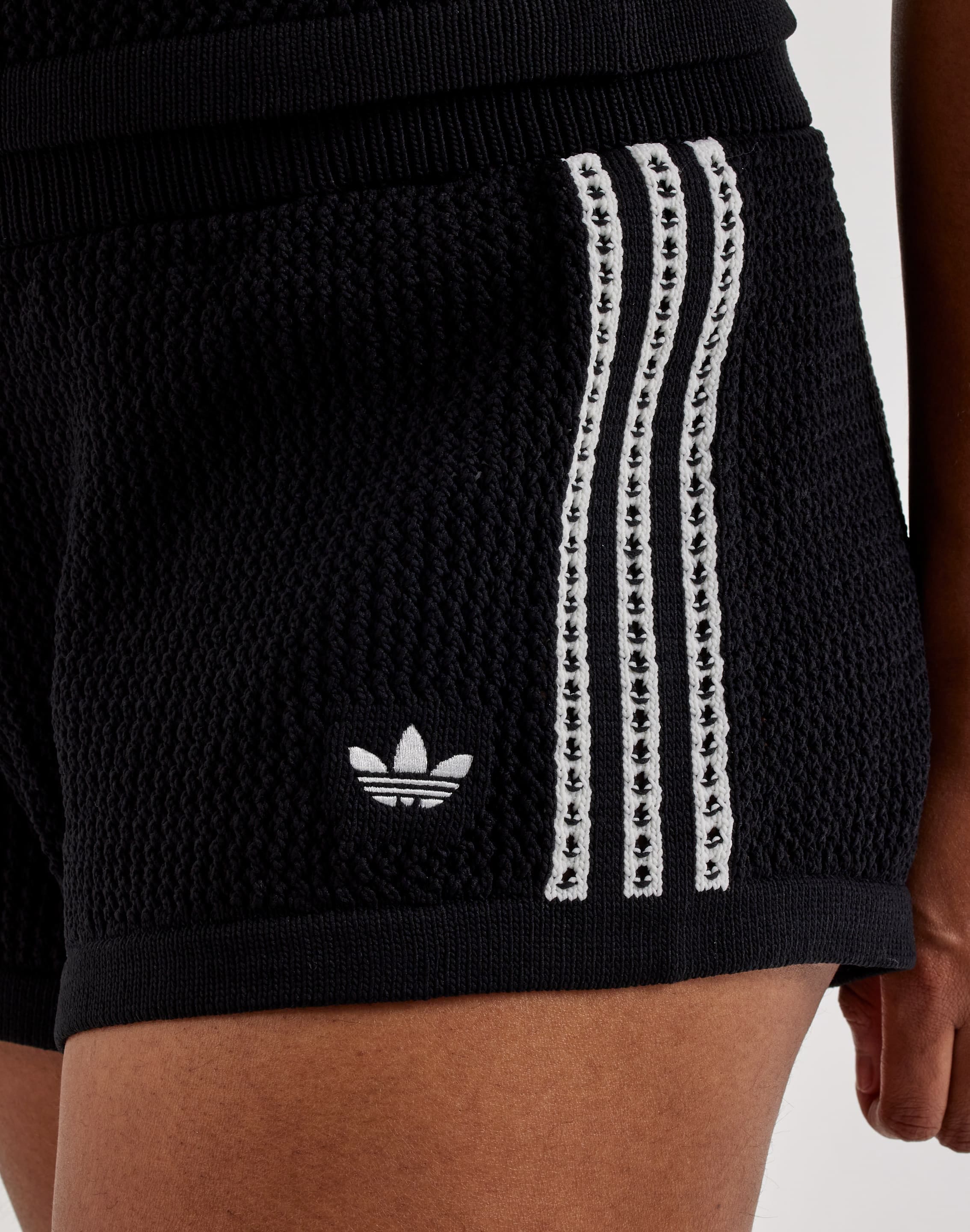 adidas Knitted Crochet Shorts