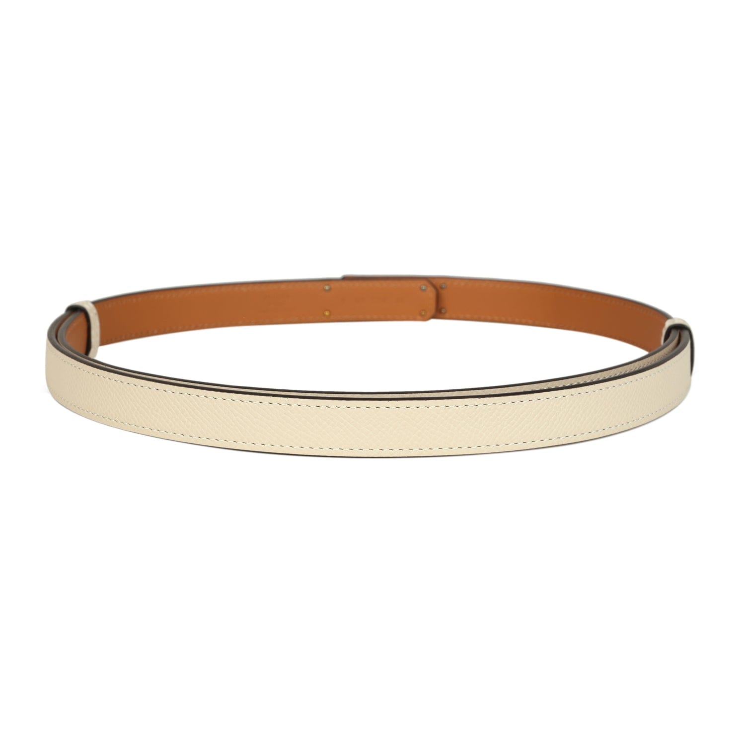Hermes Kelly Pocket Belt 18 Craie Epsom Gold Hardware