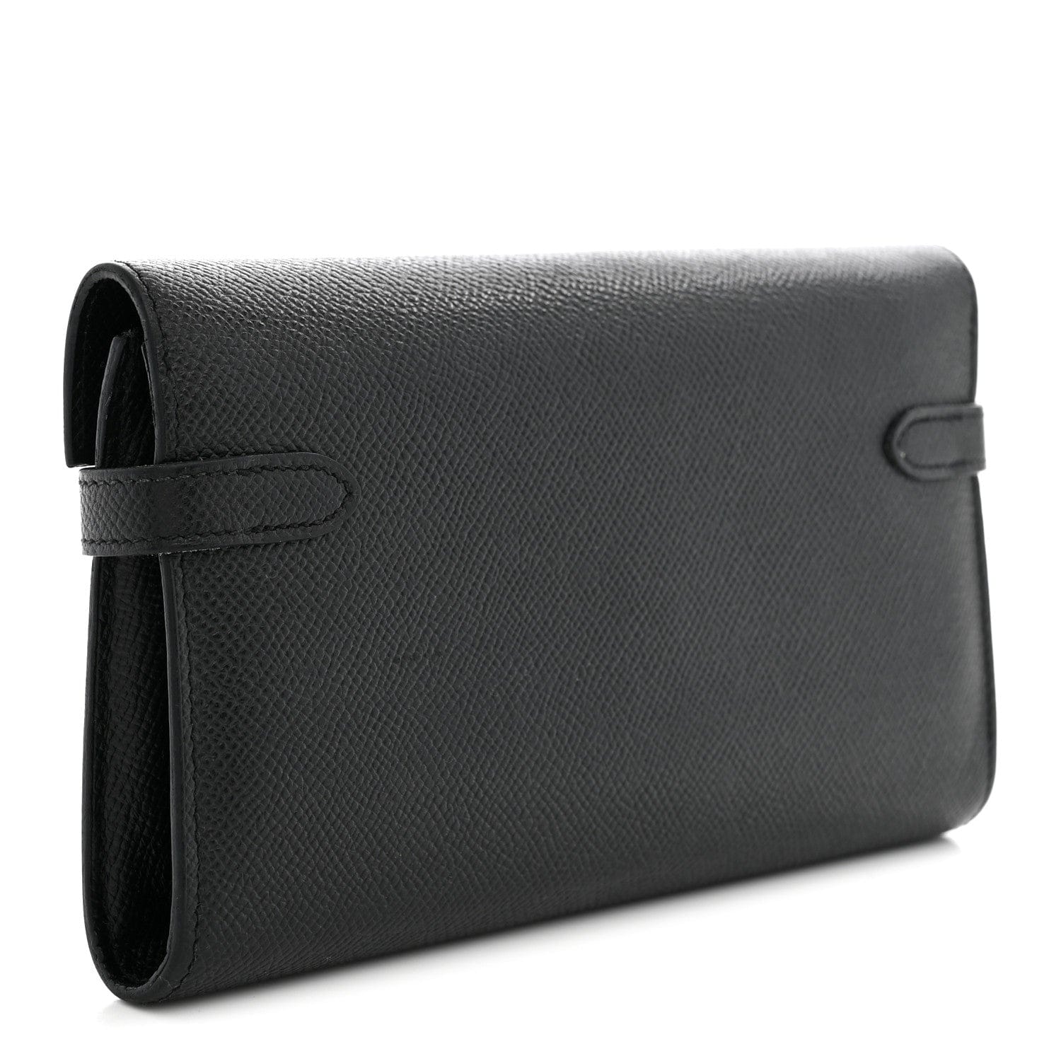 Hermes Epsom Kelly Longue Wallet Black
