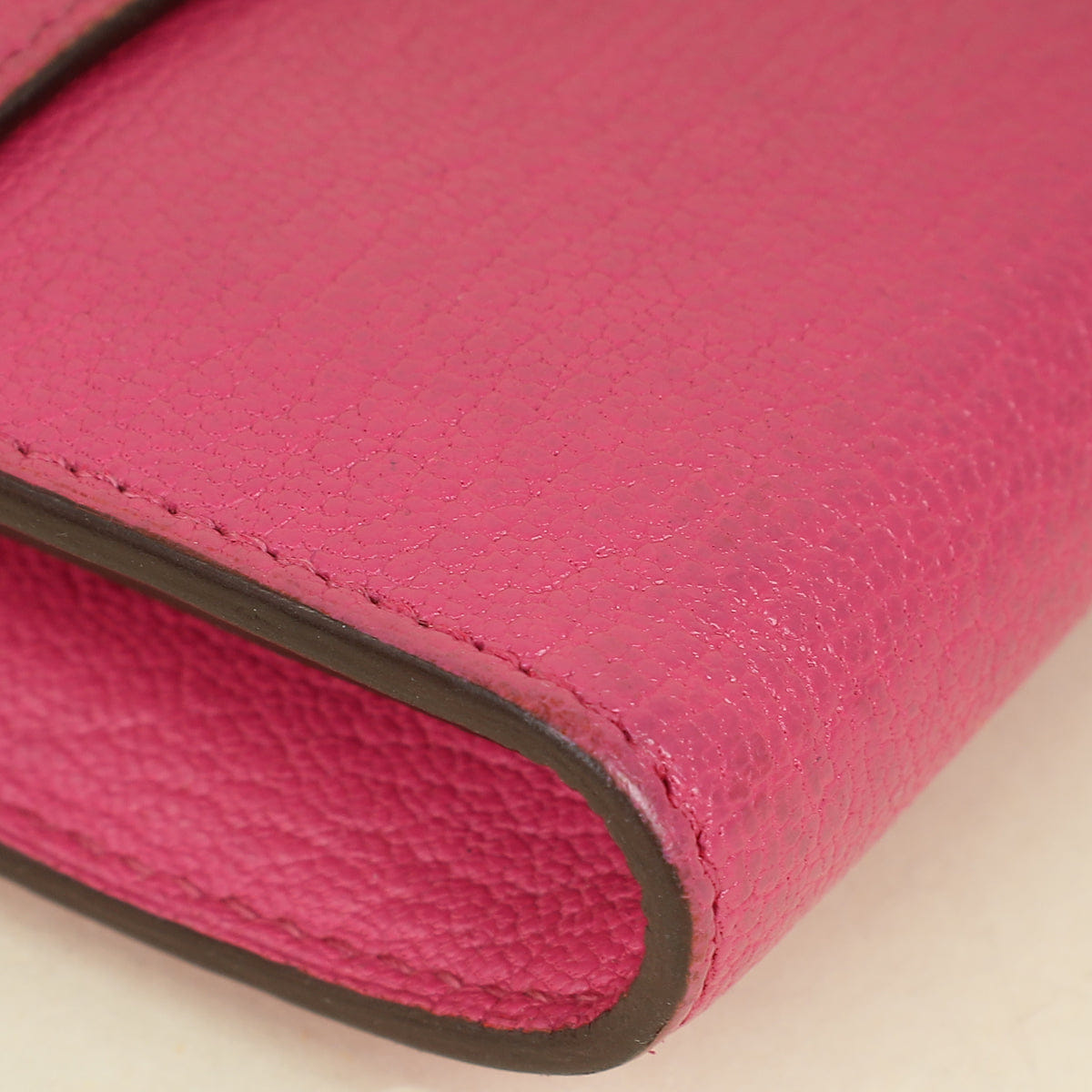 Hermes Rose Mexico Kelly Classic Wallet