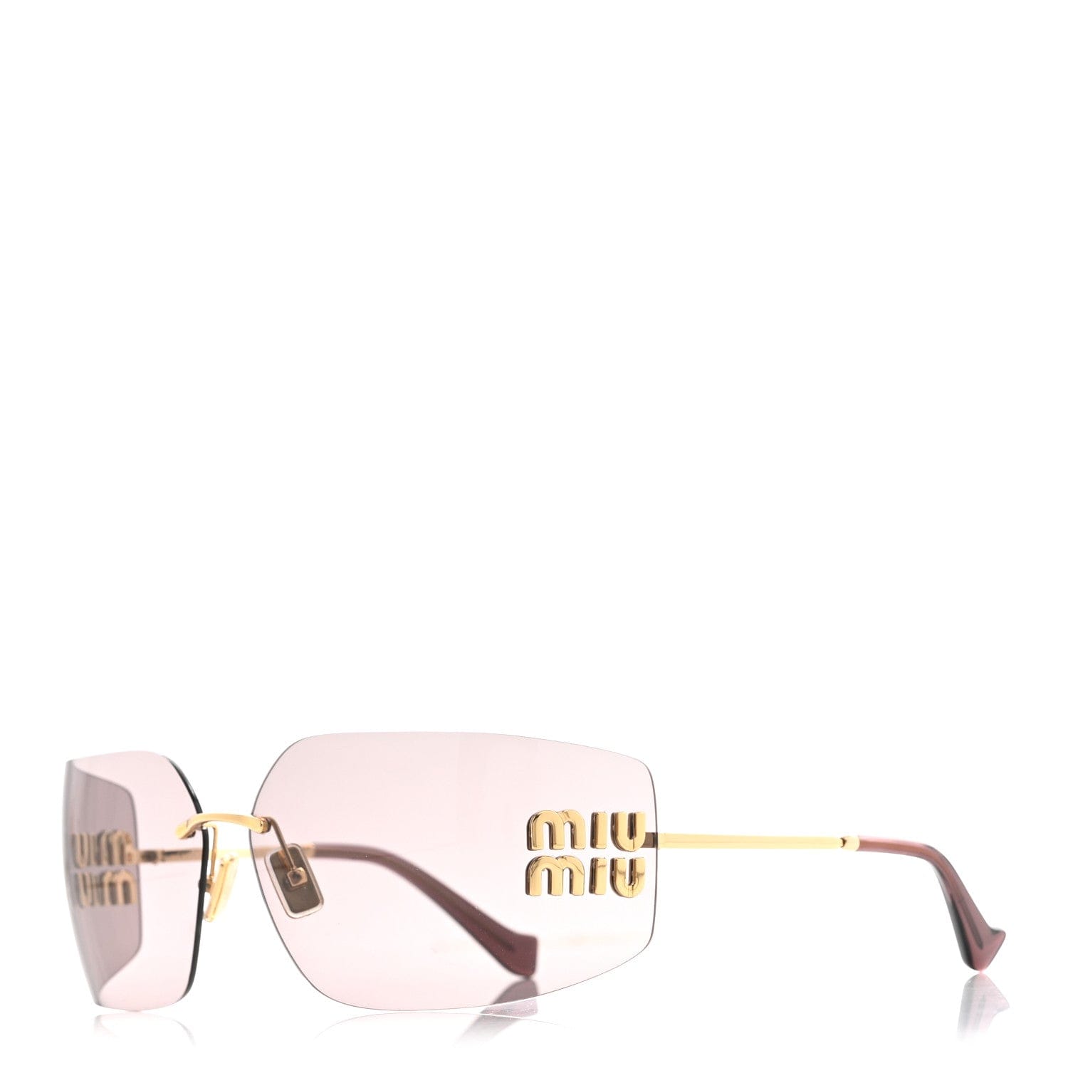 Miu Miu Metal Aube Sunglasses SMU54Y Mauve
