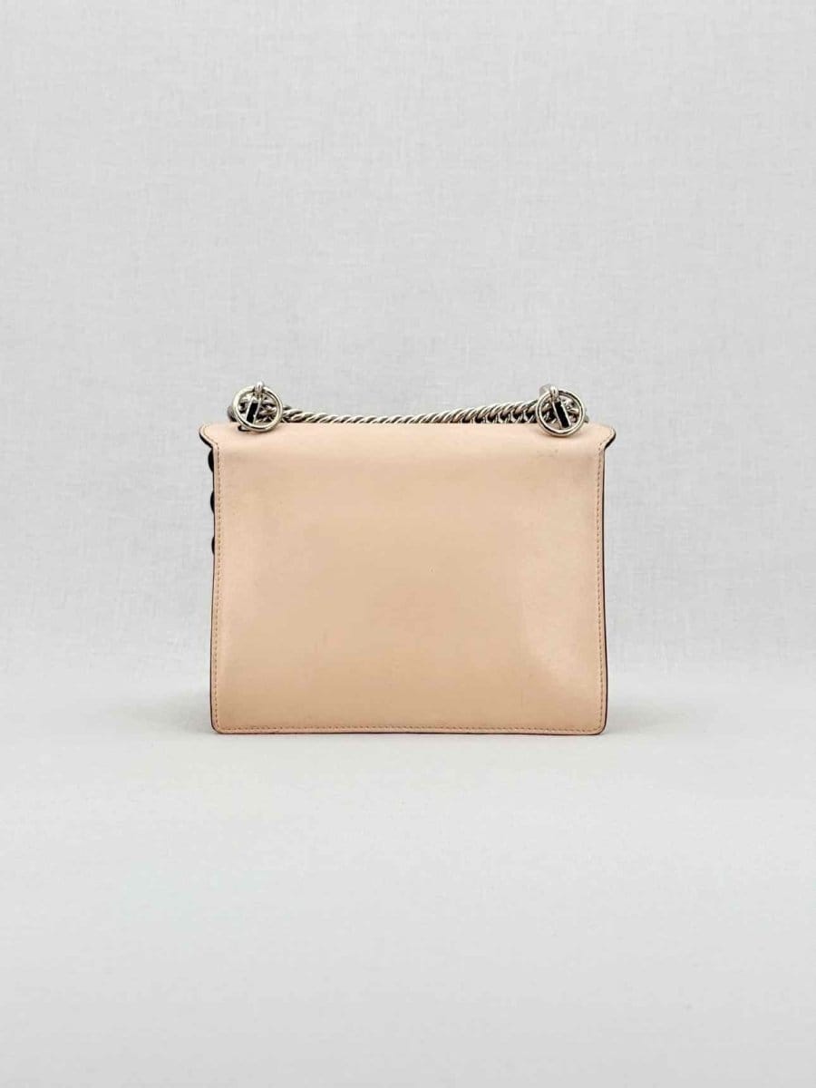 Fendi Kan I Pink Multicolor Shoulder Bag