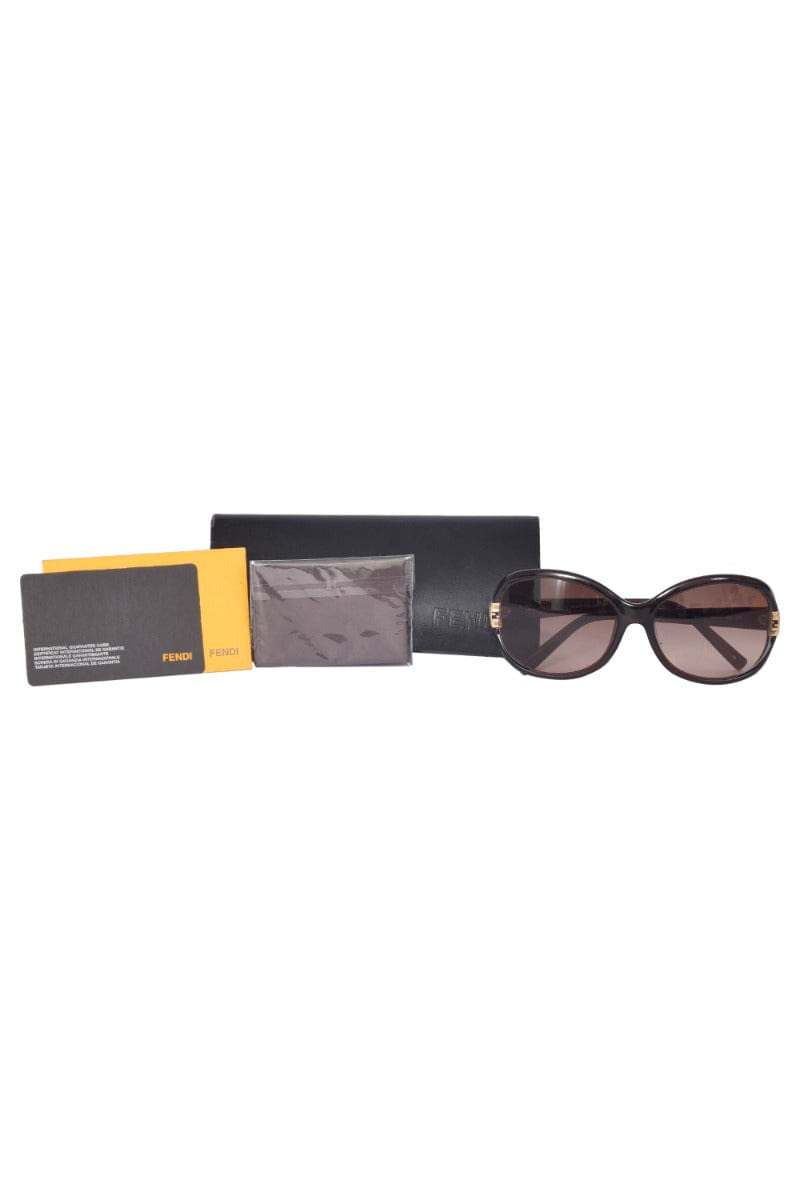 Fendi Logo Over - Sized Sunglasses