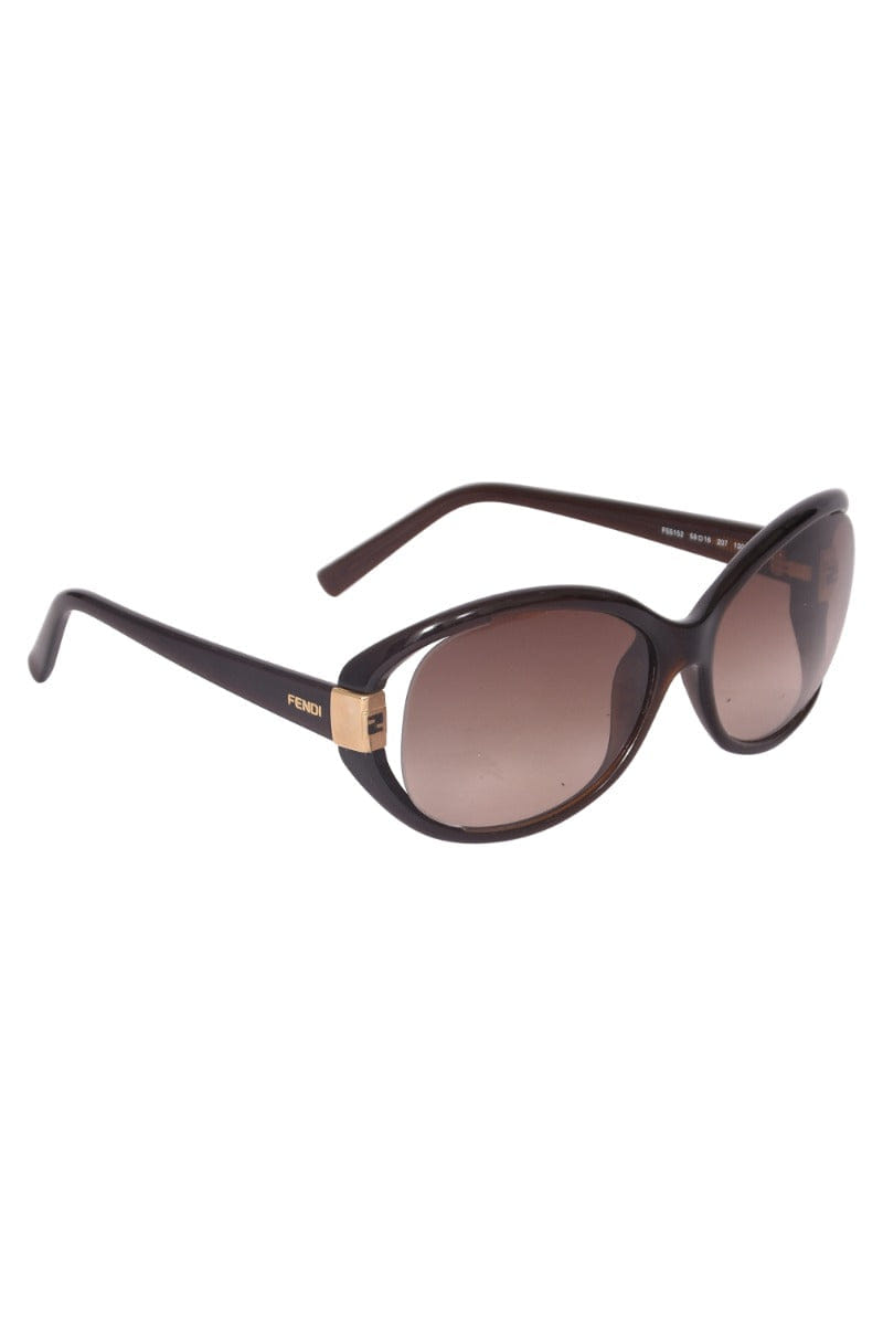 Fendi Logo Over - Sized Sunglasses