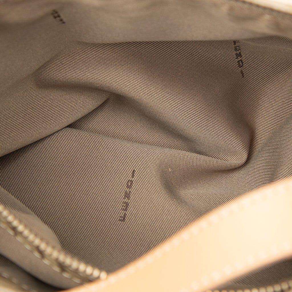 Fendi Zucchino Canvas Shoulder Bag