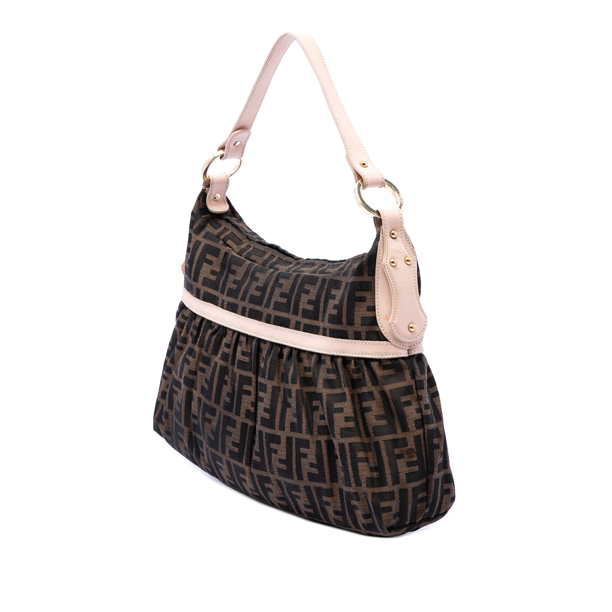 Fendi Zucca Canvas Chef Shoulder Bag
