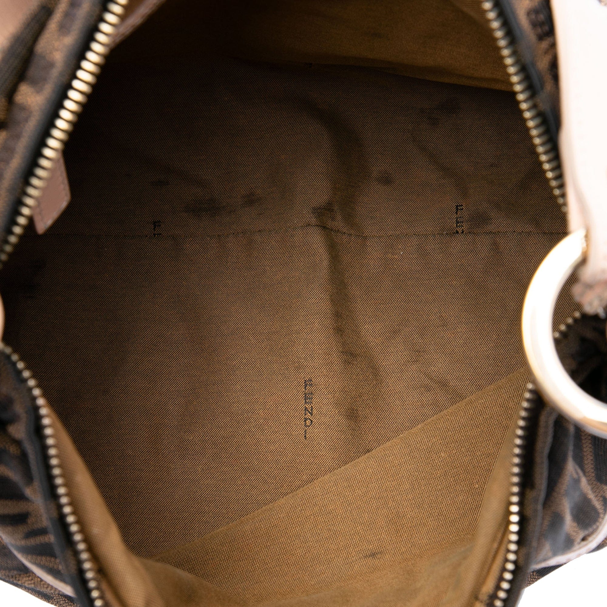 Fendi Zucca Canvas Chef Shoulder Bag