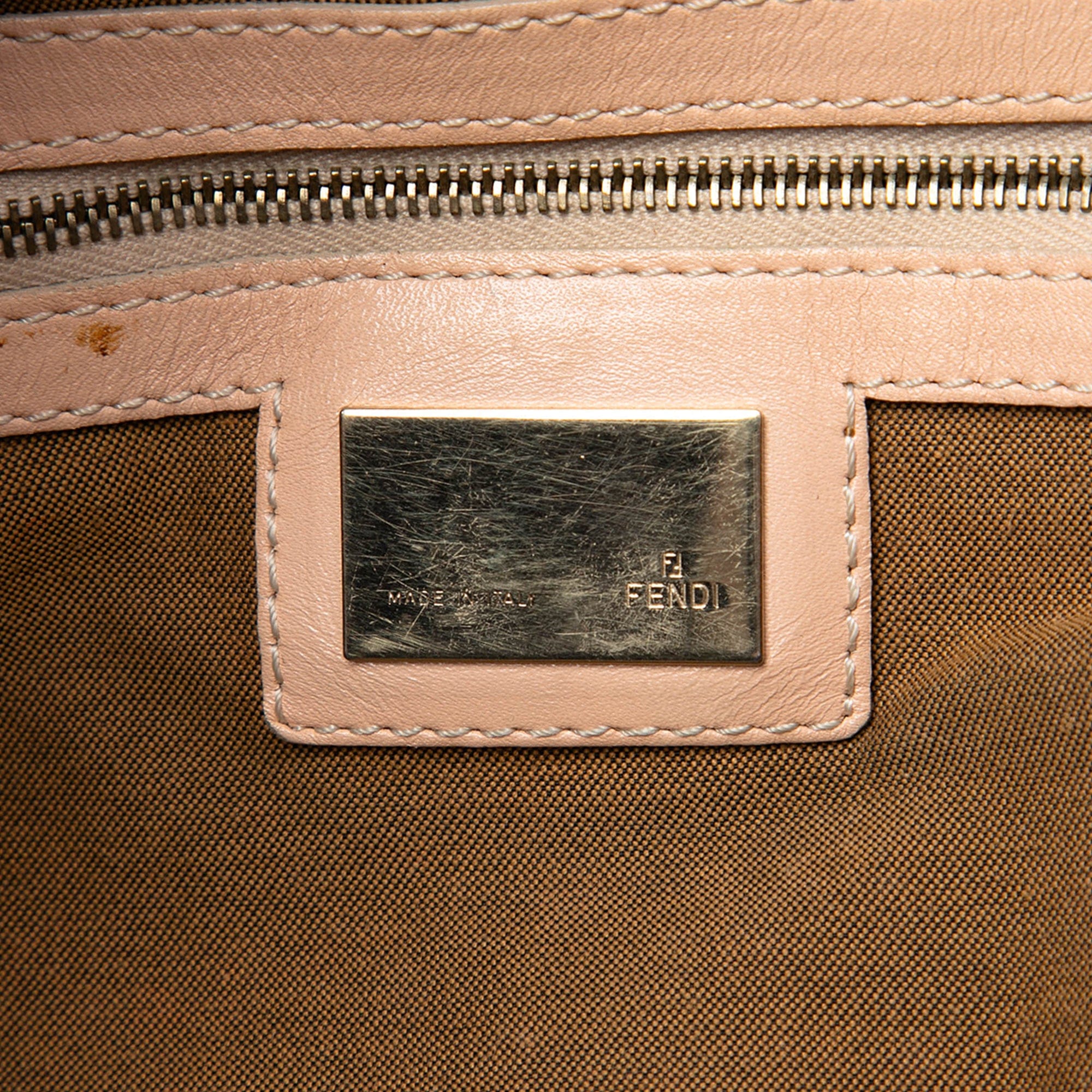 Fendi Zucca Canvas Chef Shoulder Bag