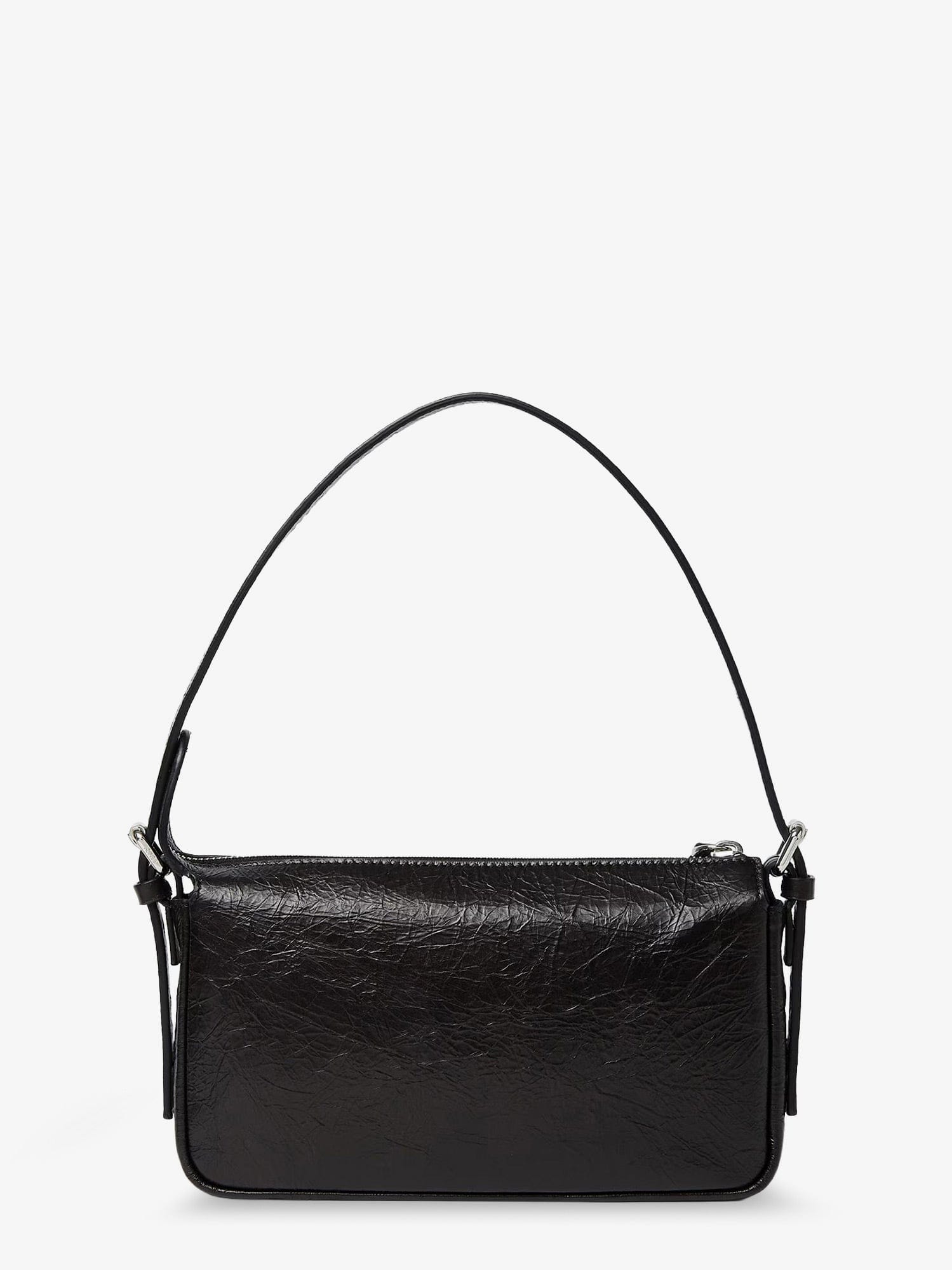 Fendi Zip Top Small vintage - effect leather shoulder bag