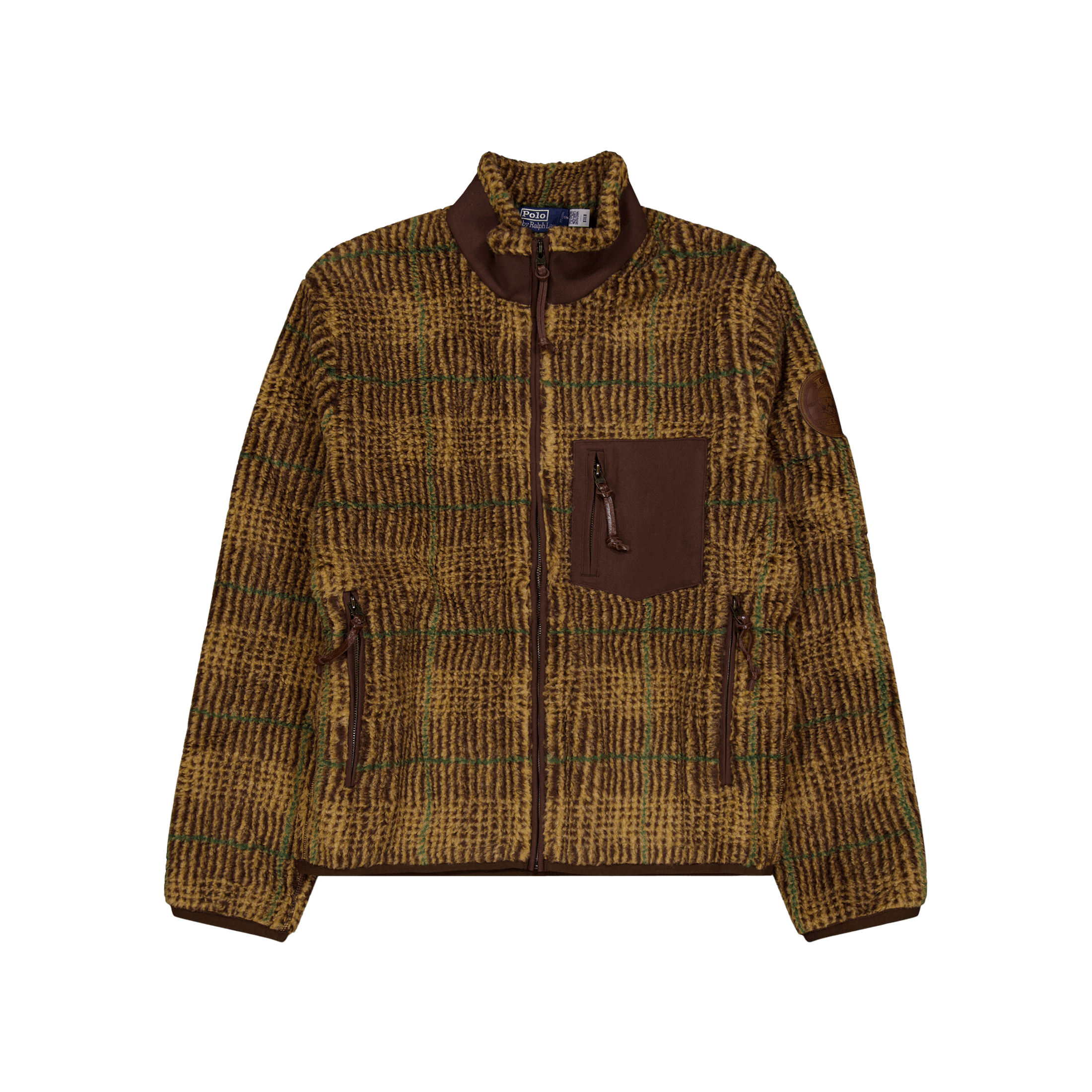 Polo Ralph Lauren Glen Plaid Pile Fleece Jacquard Jacket Glen Plaid Multi