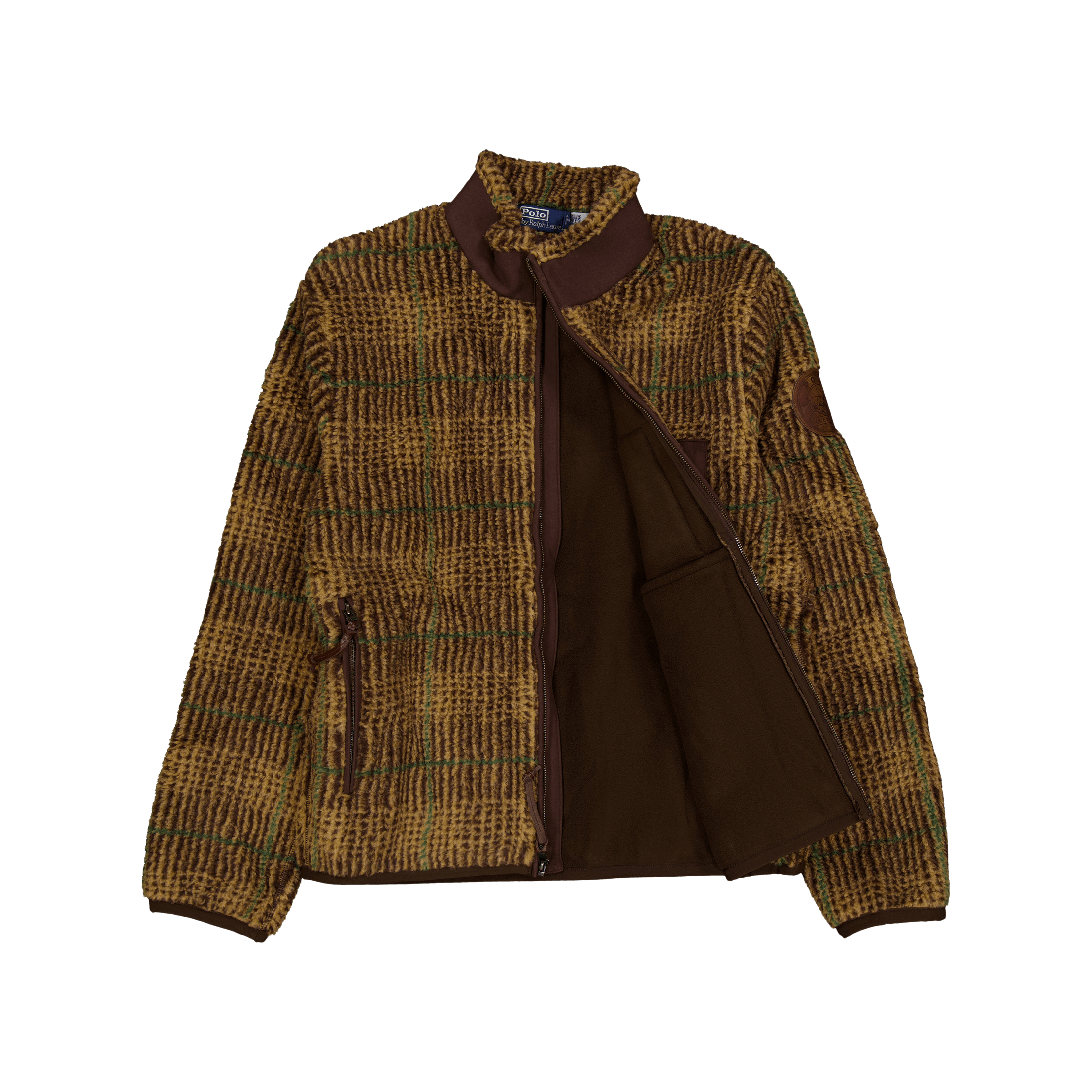 Polo Ralph Lauren Glen Plaid Pile Fleece Jacquard Jacket Glen Plaid Multi