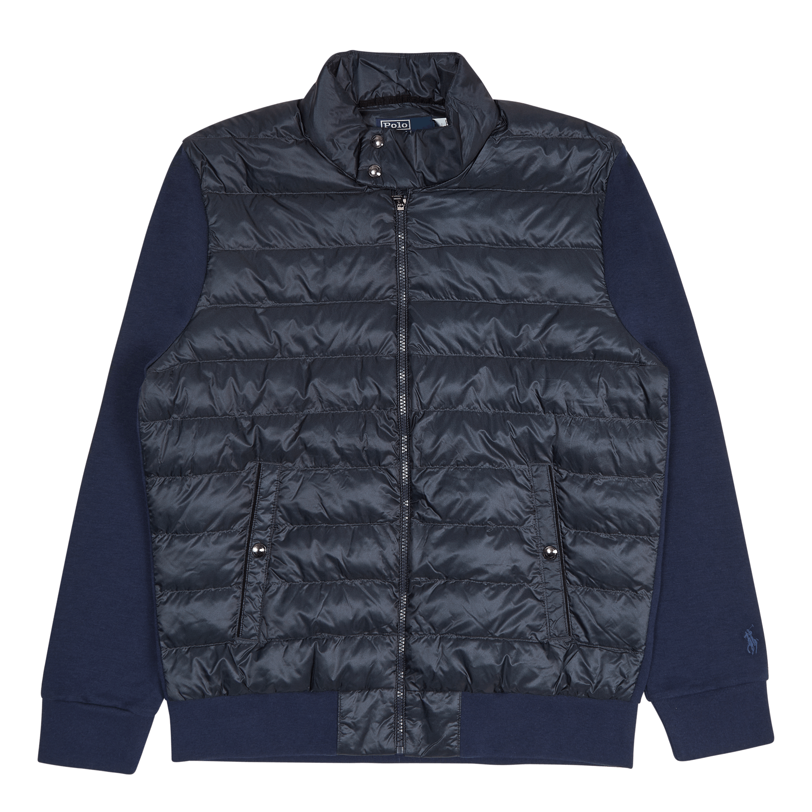 Polo Ralph Lauren Herringbone - Print Hybrid Jacket Herringbone Newport Navy
