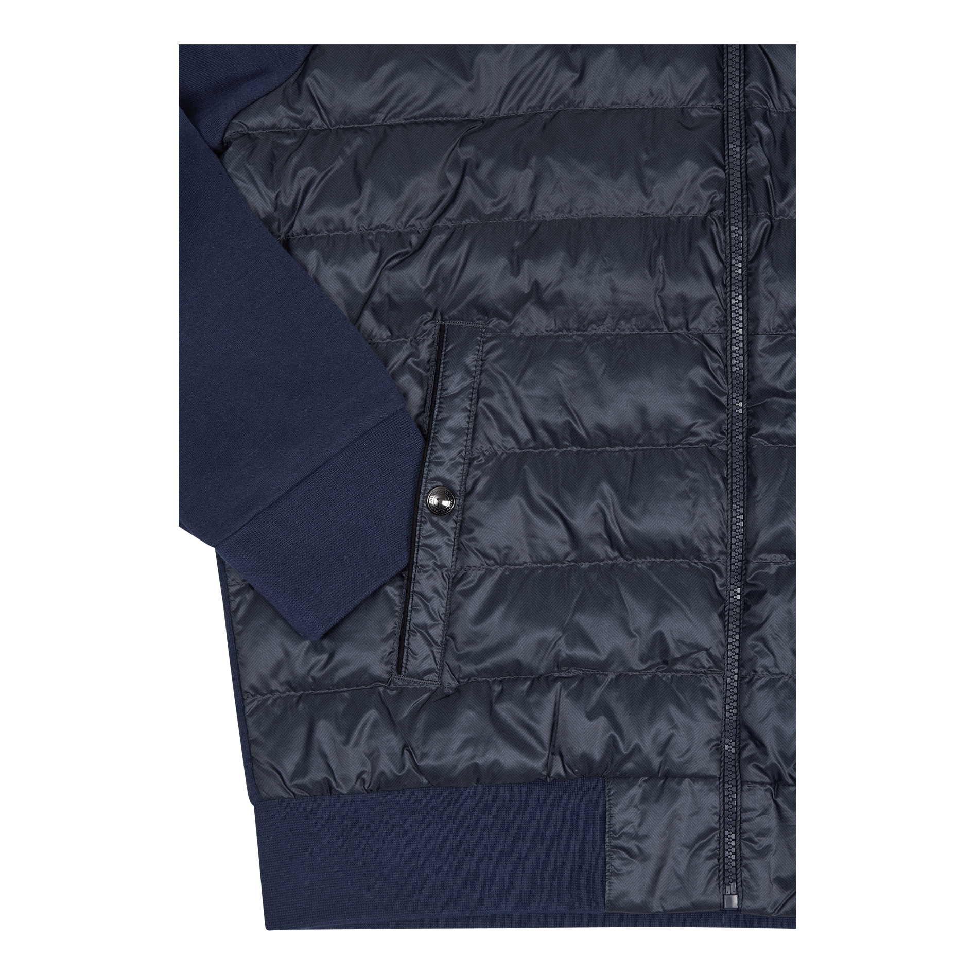 Polo Ralph Lauren Herringbone - Print Hybrid Jacket Herringbone Newport Navy
