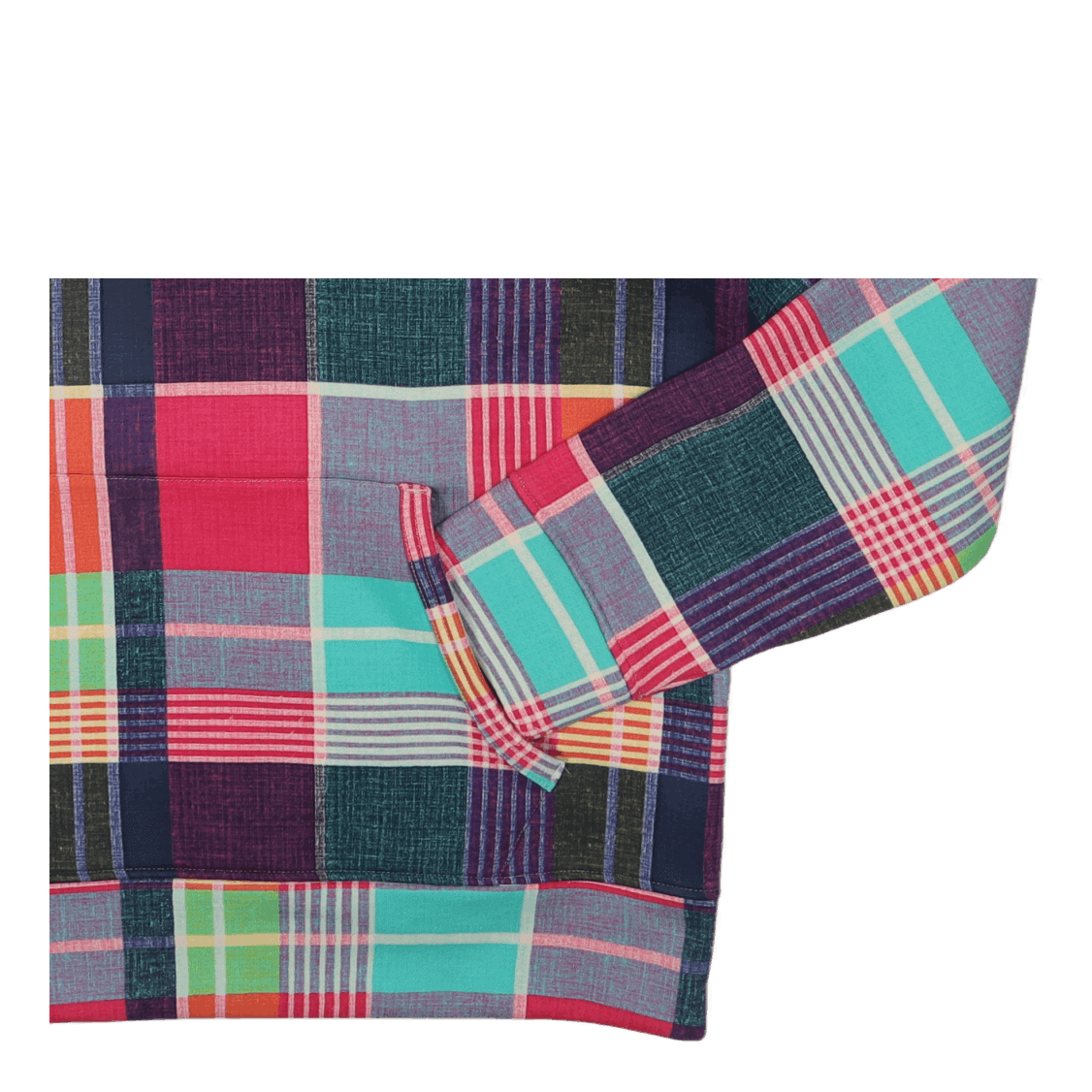 Polo Ralph Lauren Polo Sport Madras - Print Hoodie Madras Print Pink Multi