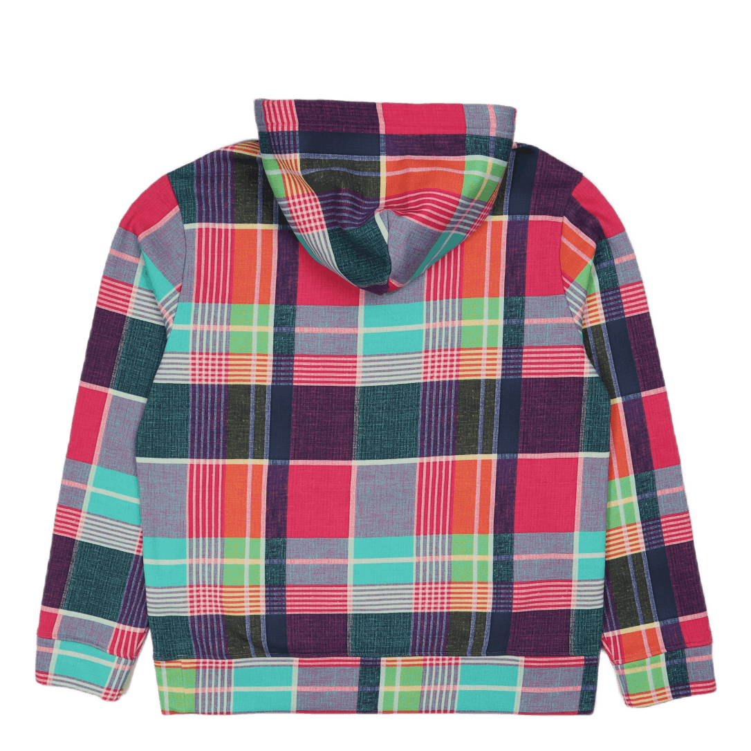 Polo Ralph Lauren Polo Sport Madras - Print Hoodie Madras Print Pink Multi
