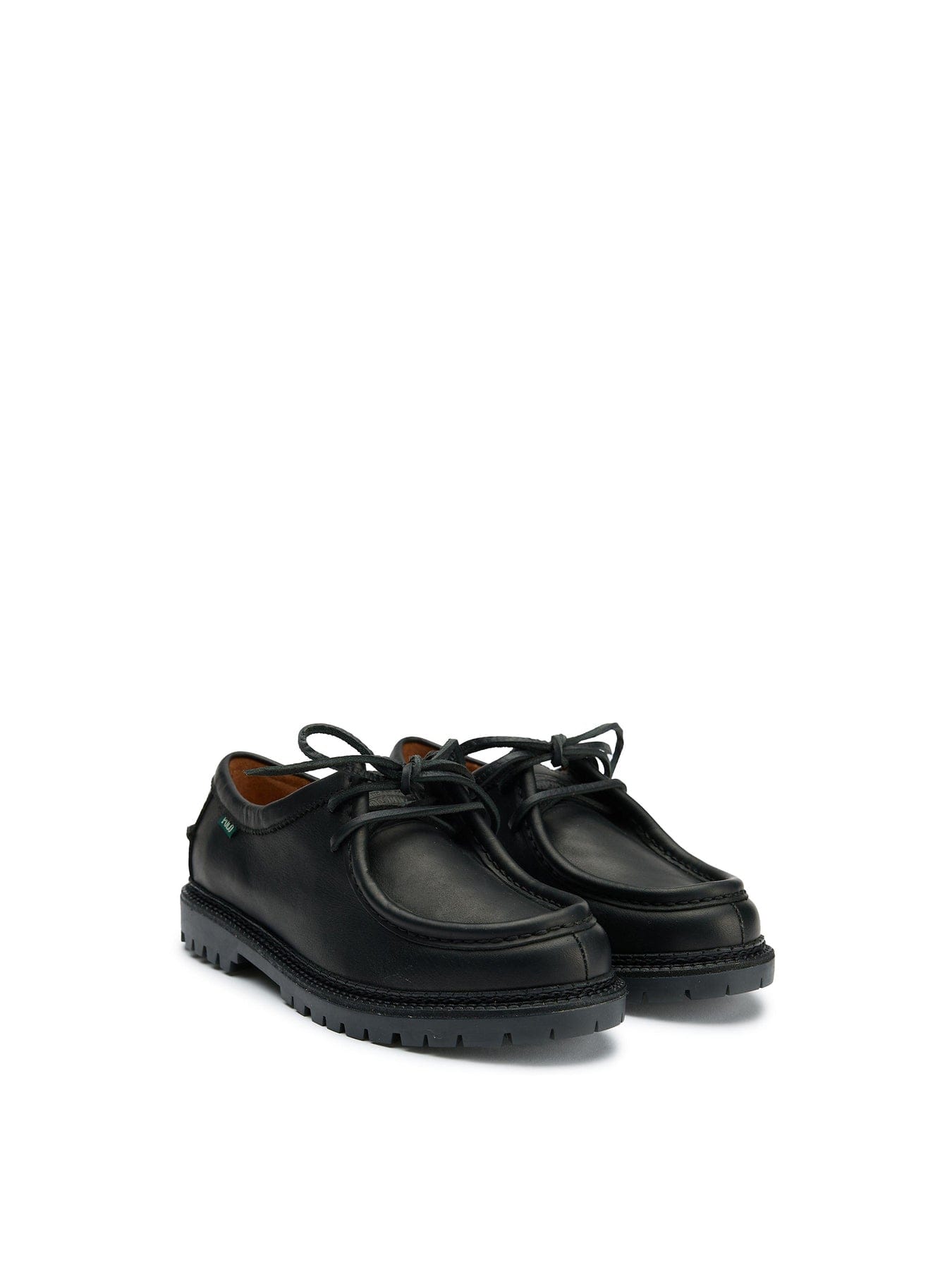 Polo Ralph Lauren Jett Apron Leather Shoes Black