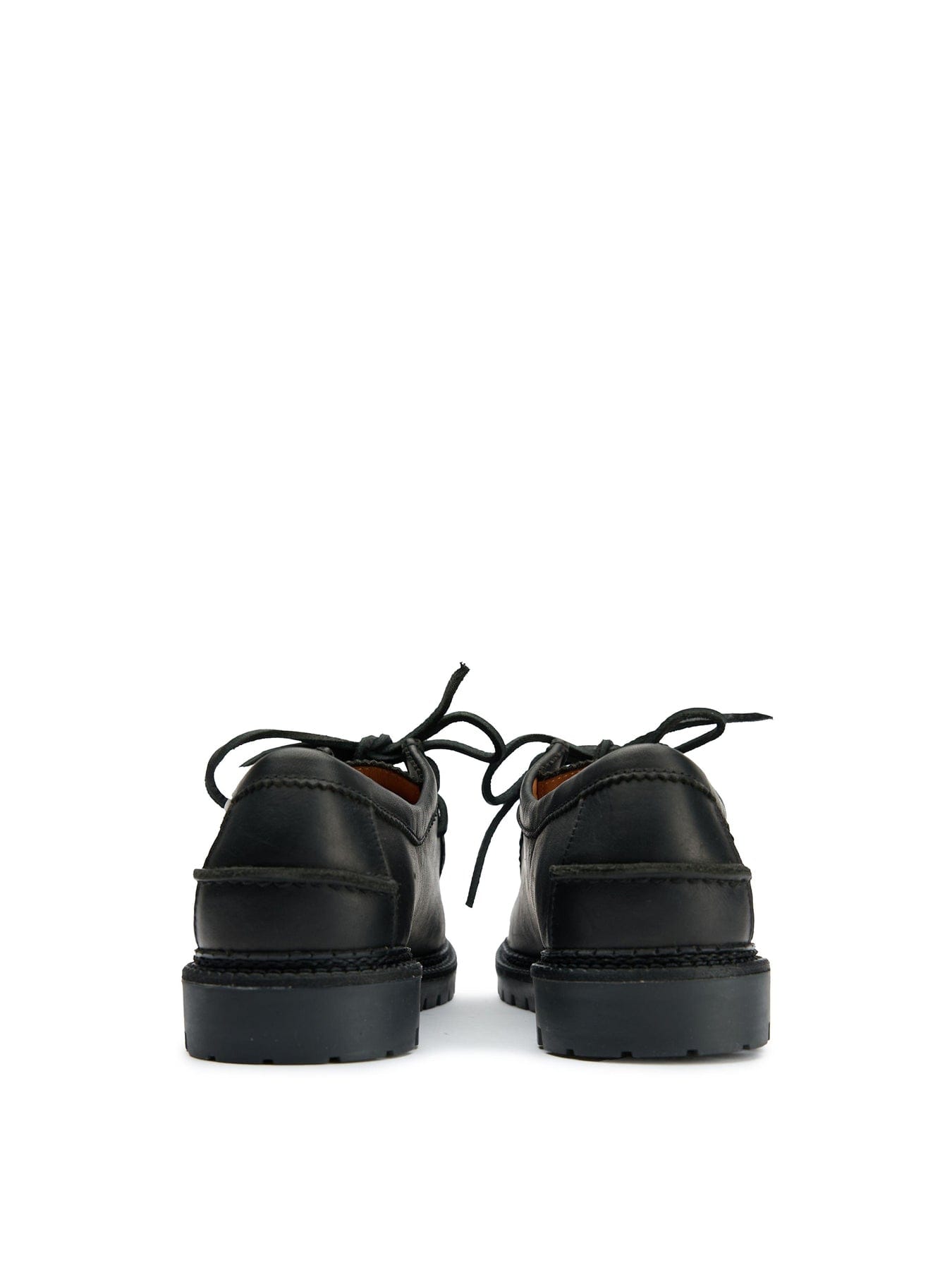 Polo Ralph Lauren Jett Apron Leather Shoes Black