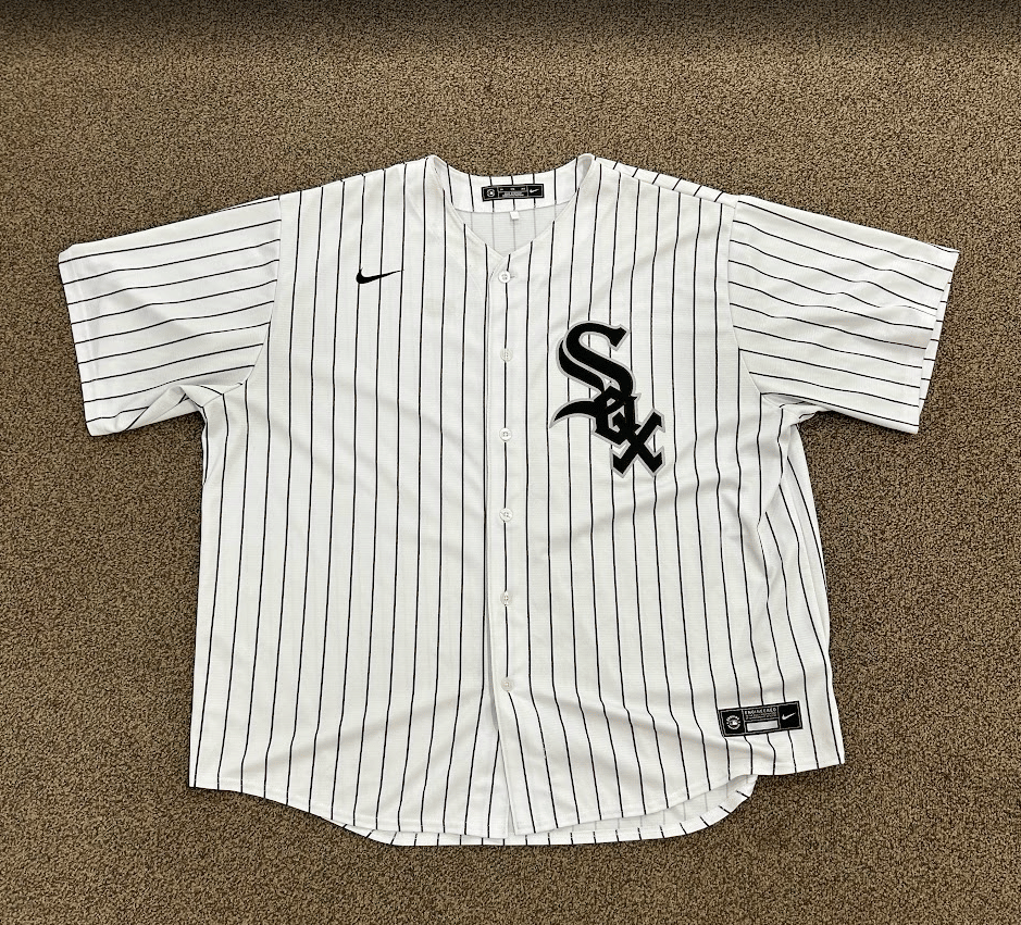 Nike White Sox Pin Stripe Jersey