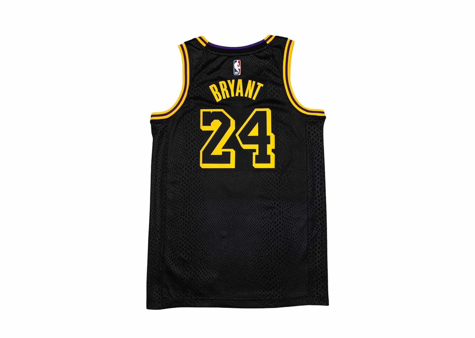 Nike Los Angeles Lakers Kobe Bryant Black Mamba City Edition Swingman Jersey Black/Gold