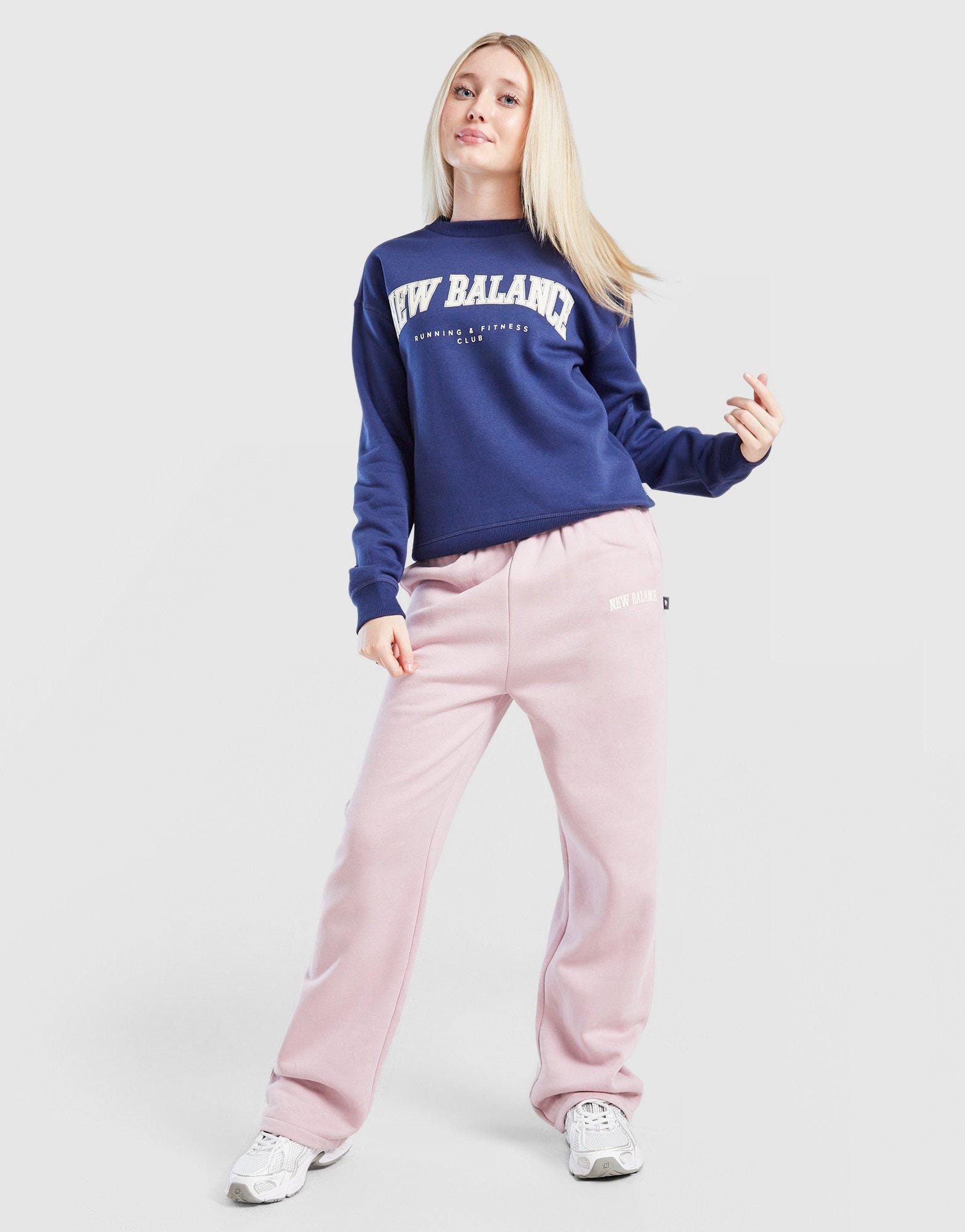 New Balance Girls' Varsity Crew Sweatshirt Junior