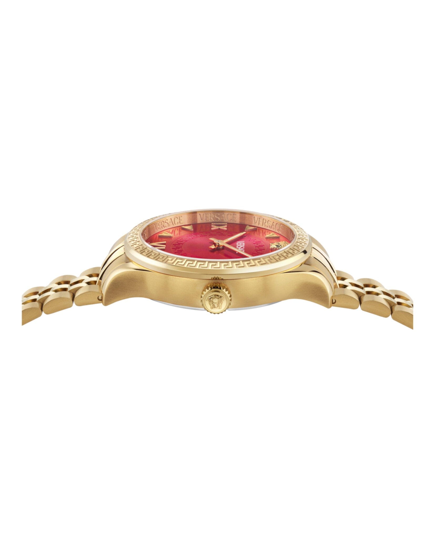 Versace Womens Gold 35 mm Bracelet Fashion Watch