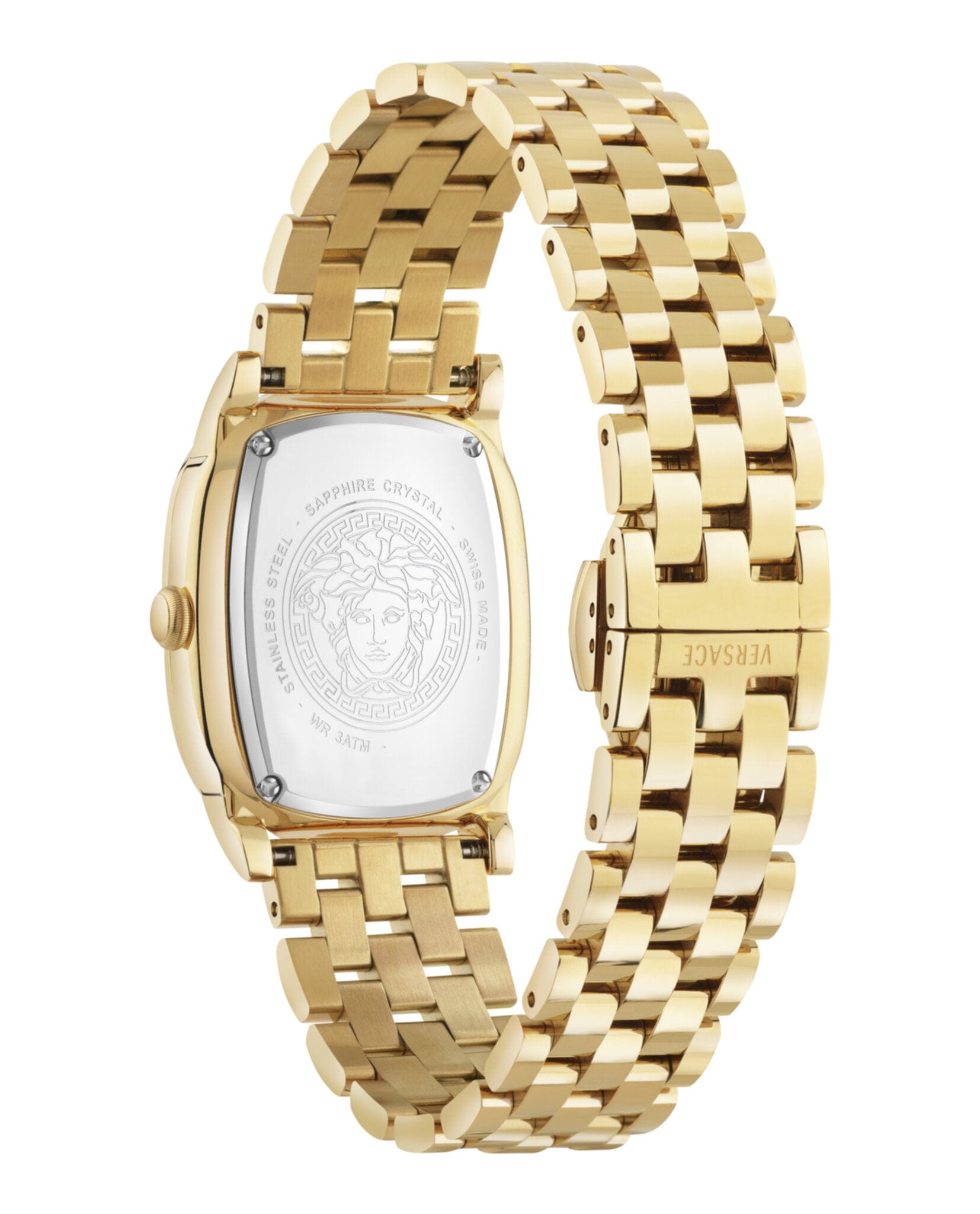 Versace Womens Gold 29 mm Bracelet Fashion Watch