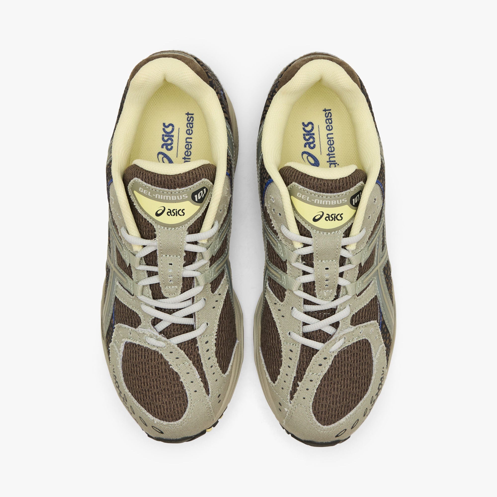 ASICS x Eighteen East GEL - NIMBUS 10.1 Canteen / Abbey Stone